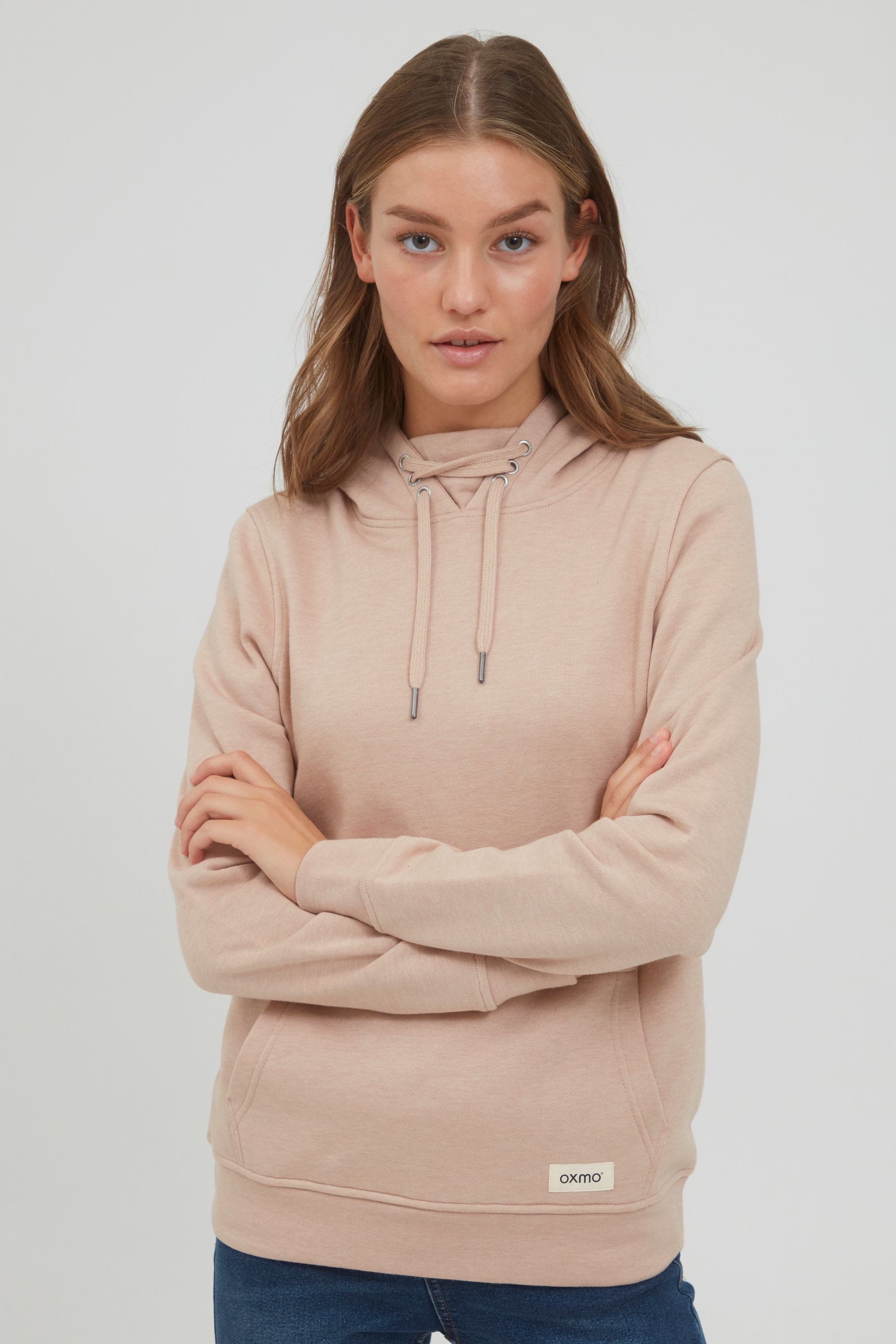 OXMO Hoodie OXOwena Kapuzenpullover mit Flecht-Details günstig online kaufen