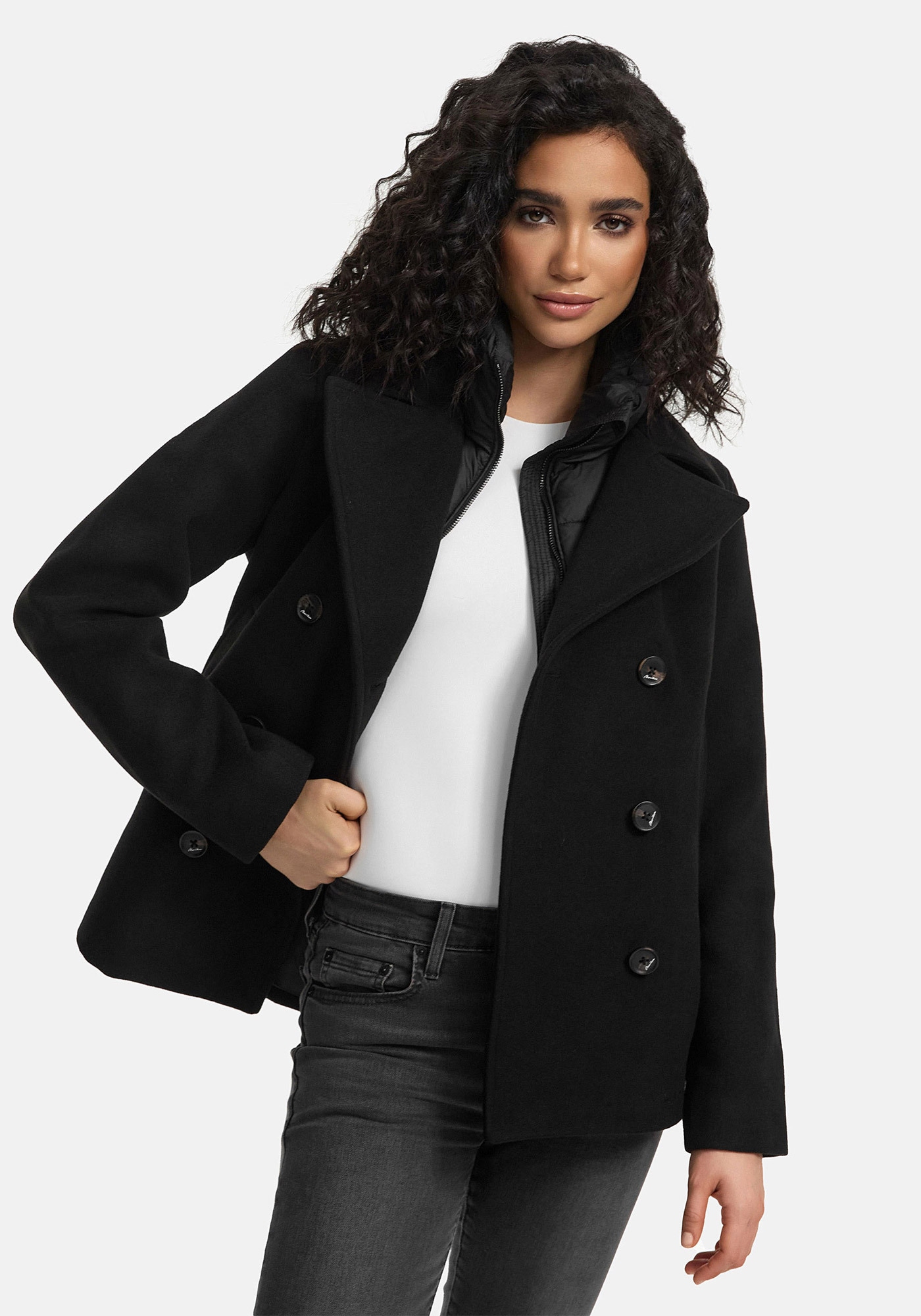 Marikoo Winterjacke »Aylaraa«, Elegante Designer Winterjacke