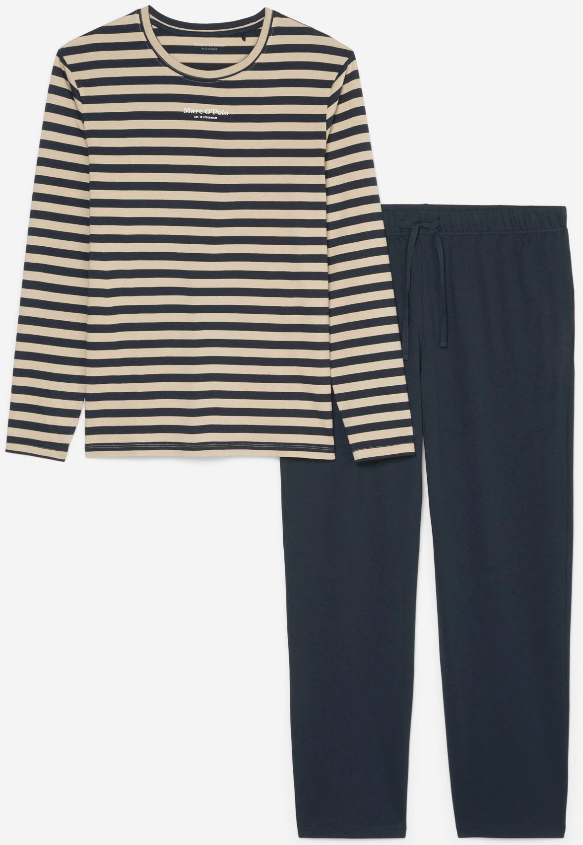 Marc OPolo Pyjama "Mix & Match Cotton", (Set, 2 tlg.), mit Markenlogo auf d günstig online kaufen