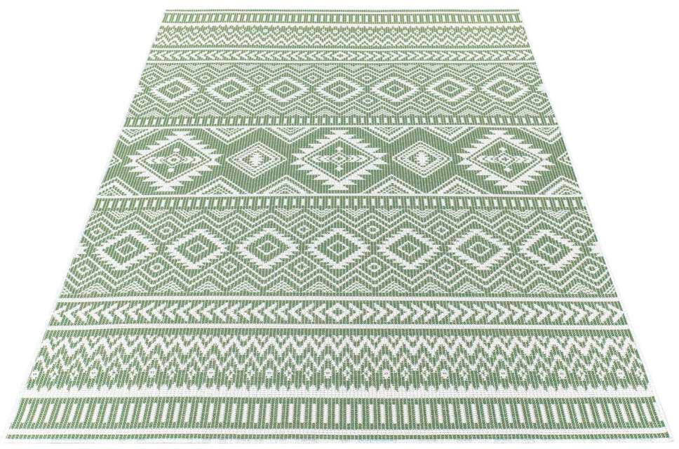 Carpet City Outdoorteppich "PALM 3522" rechteckig 5 mm Höhe Läufer, Wetterf günstig online kaufen