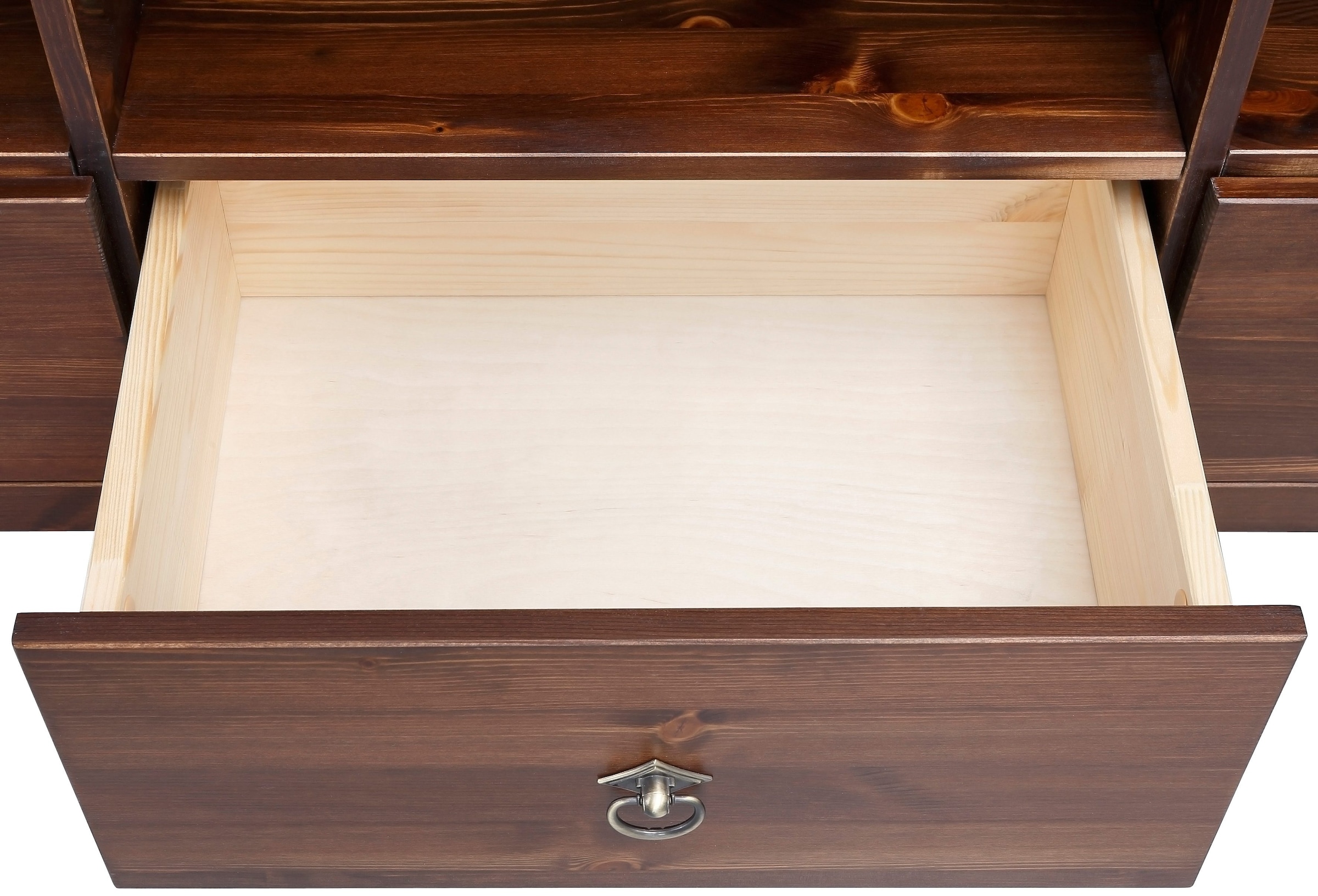 Home affaire TV-Board »Gotland«, Breite 147 cm, mit Schubladen und offenen Fächern, Massivholz, FSC®