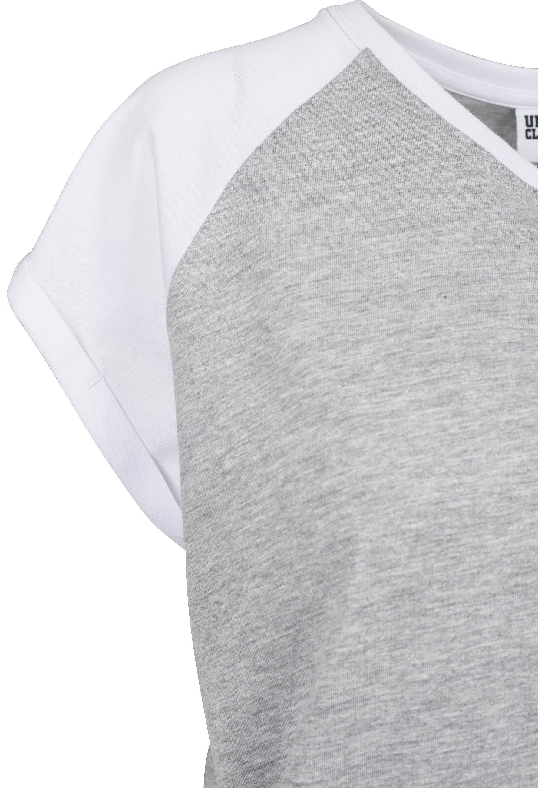 URBAN CLASSICS Kurzarmshirt »Urban Classics Damen Ladies Contrast Raglan Tee« 1 Stk.