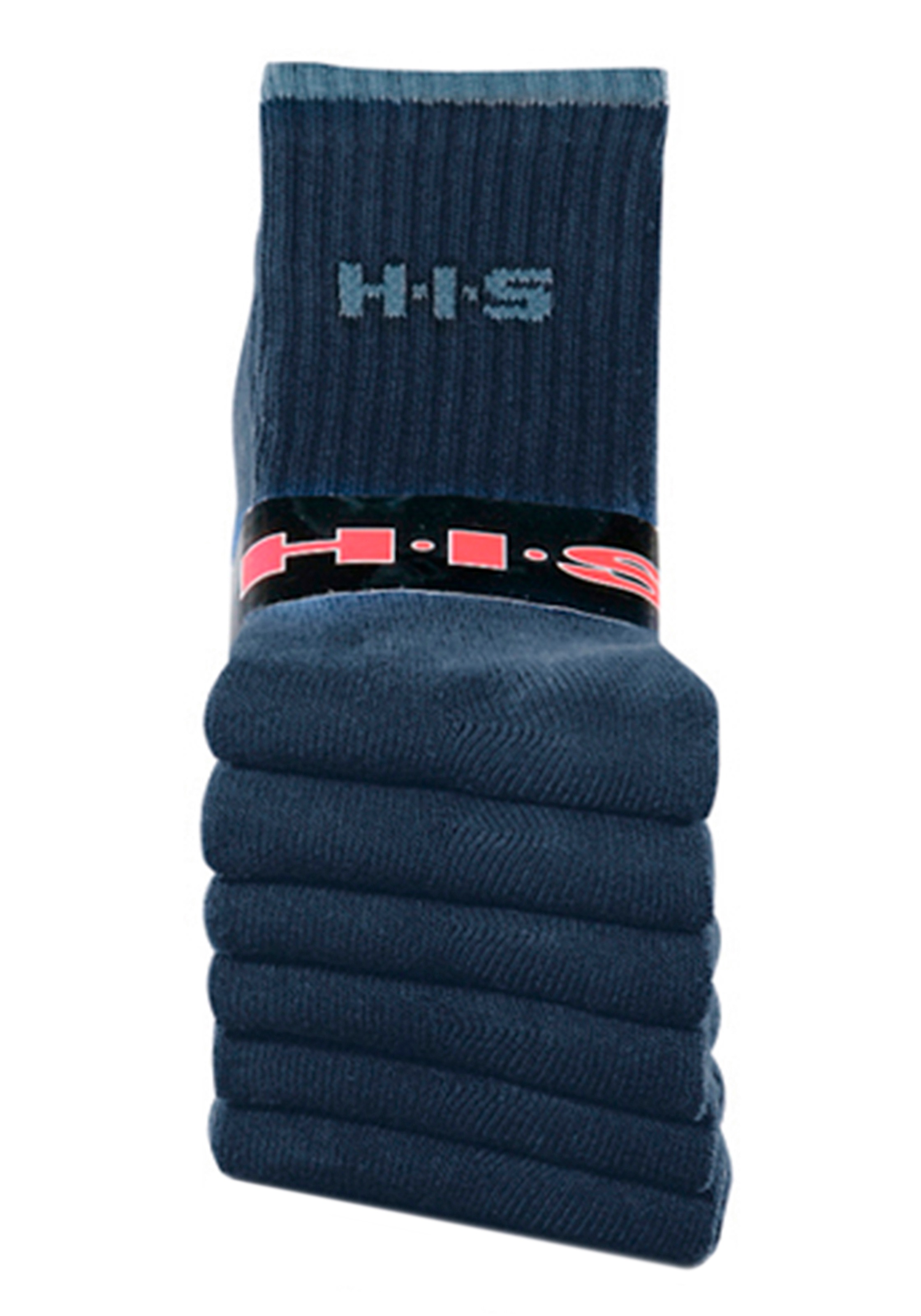 H.I.S Sportsocken, (Packung, 6 Paar), mit Frottee & verstärkten Belastungsz günstig online kaufen