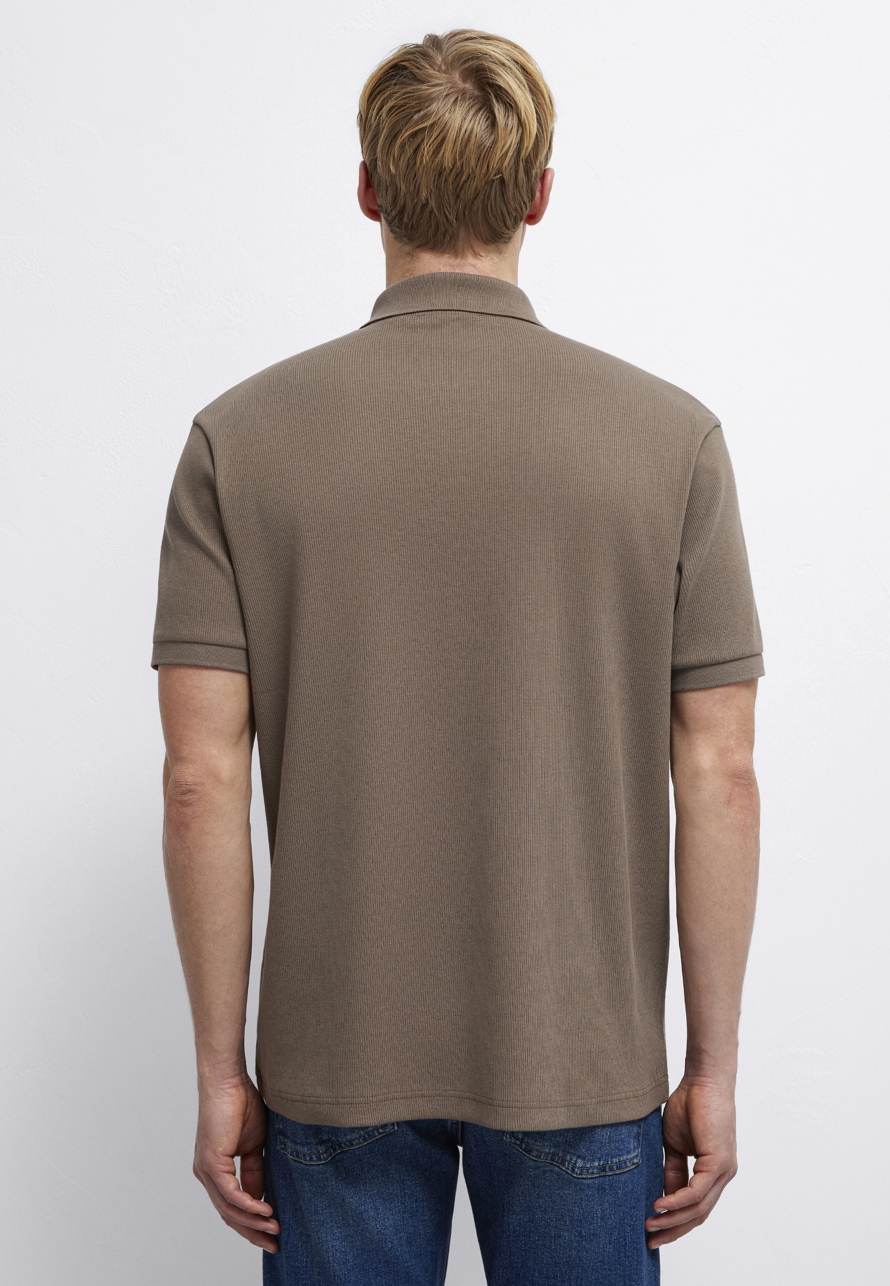 Mavi Poloshirt »POLO NECK TEE« Premium Poloshirt