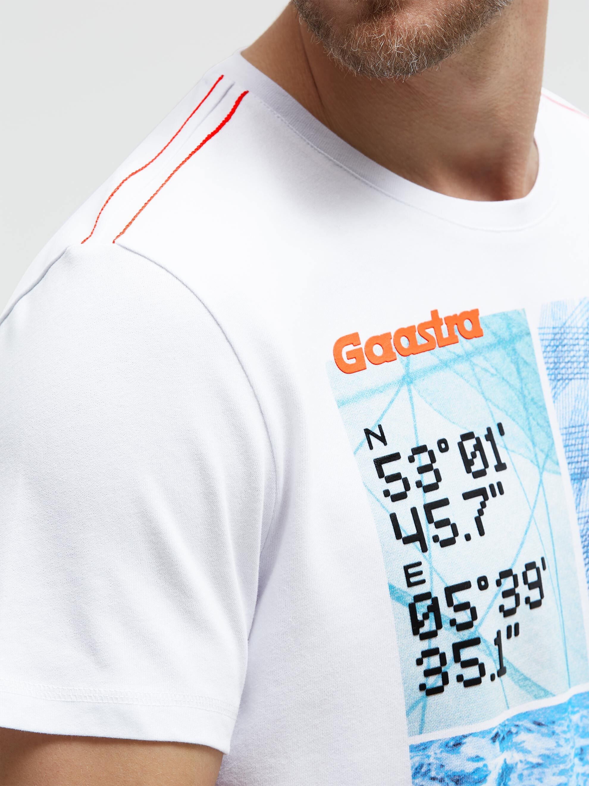 Gaastra Rundhalsshirt mit Kontrastnähten