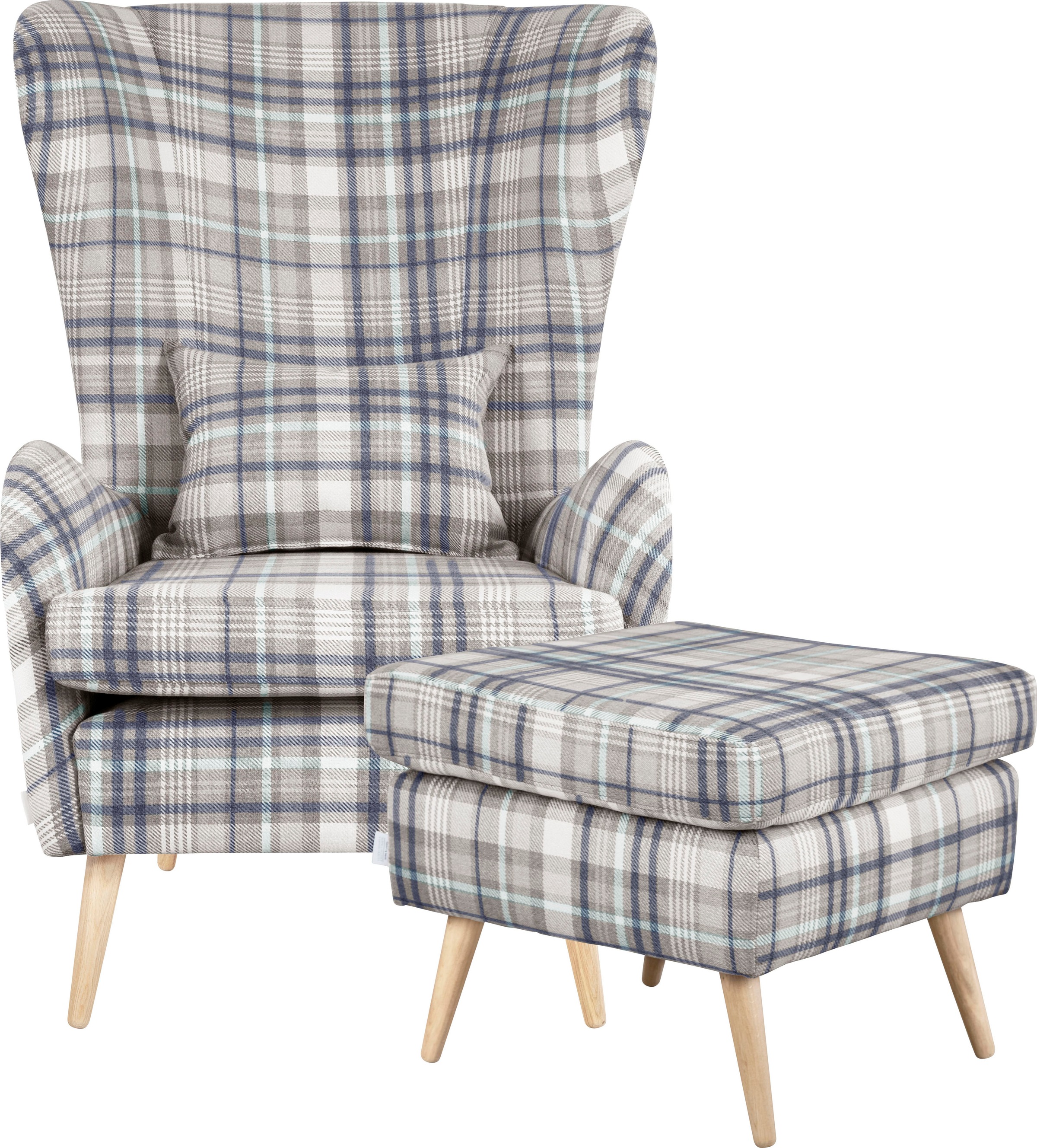 Home affaire Polstergarnitur "Charles" groß und gemütlich im moderner Optik günstig online kaufen