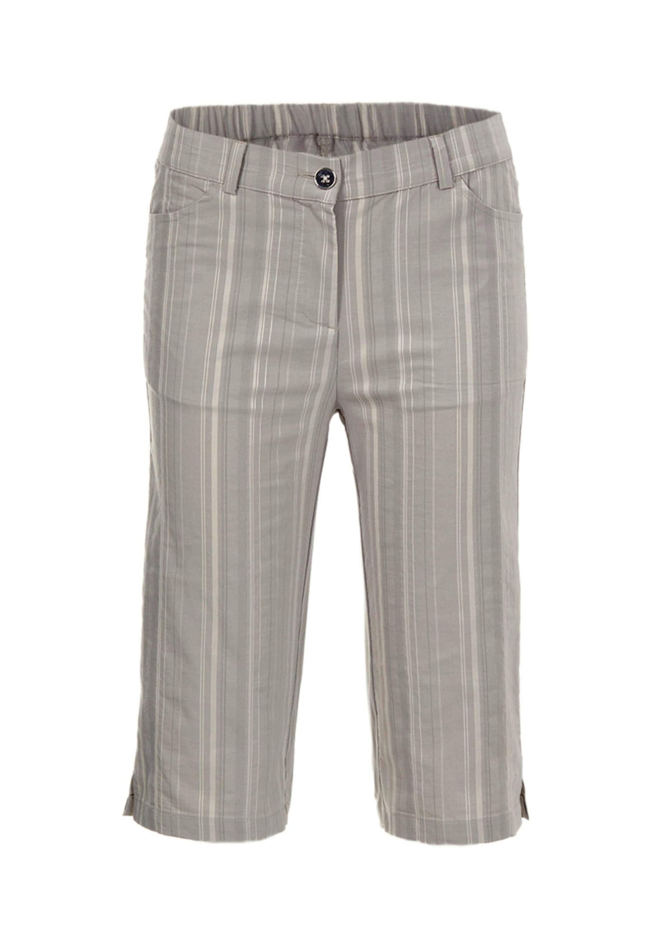 GOLDNER Stoffhose "Bermuda in strukturierter elastischer Ware" perfekter Sitz und viel Komfort