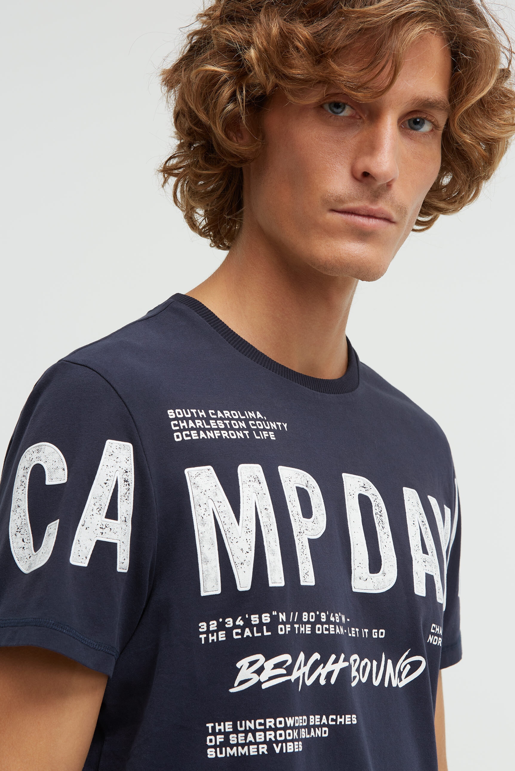 CAMP DAVID Rundhalsshirt mit Baumwolle