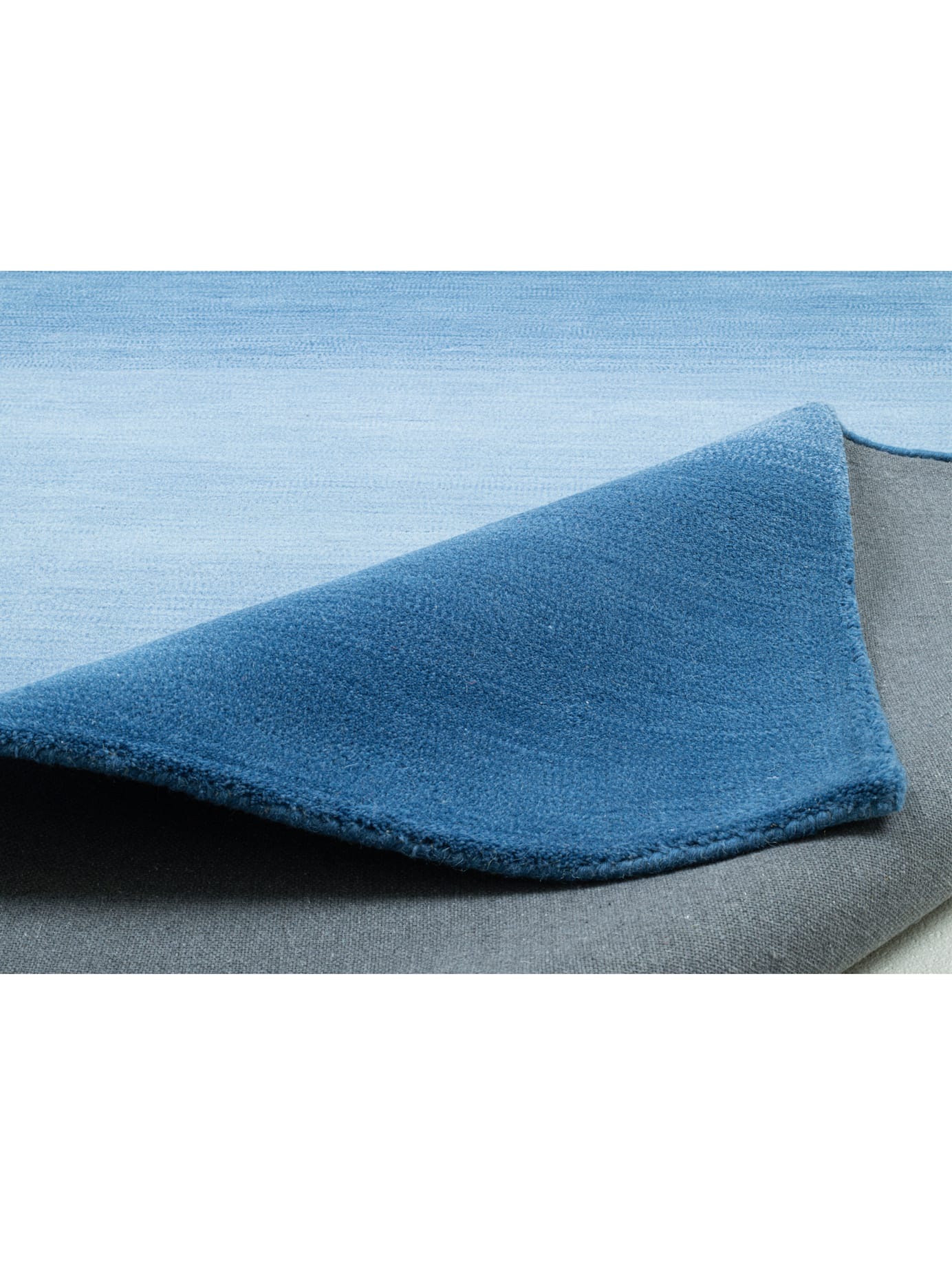 Teppich HEINE HOME Gr. 3, blau, B:90cm H:12mm L:160cm, Wolle, Teppiche, Teppich 3