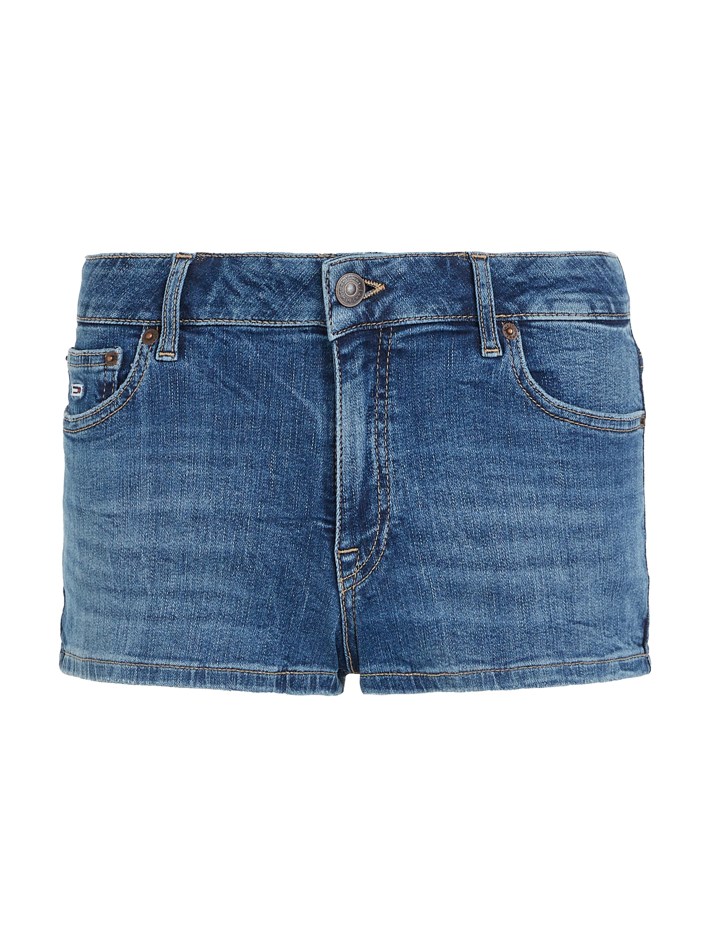 Tommy Jeans Shorts "NORA MD SHORT BH0233", mit Tommy Jeans Logo-Badge & Flag