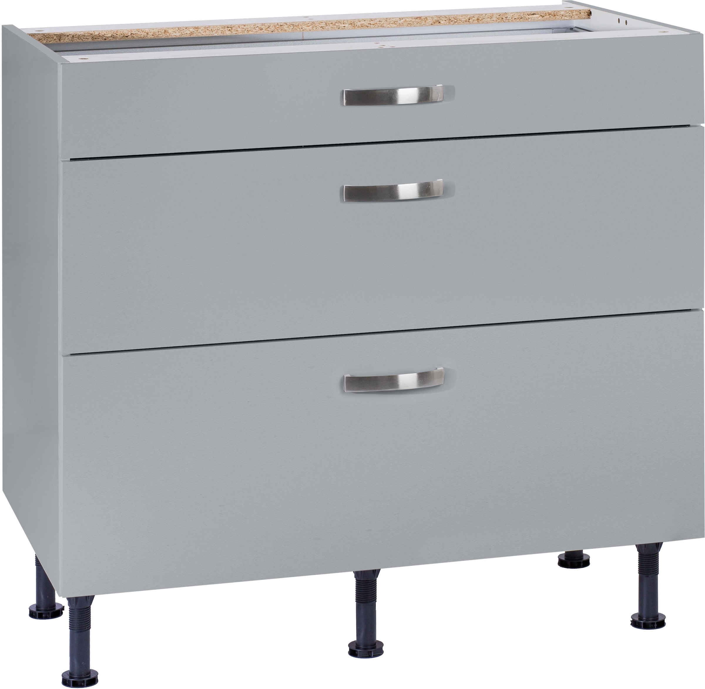 KOCHSTATION Unterschrank "KS-Cara", Breite 90 cm, mit Vollauszügen und Soft günstig online kaufen