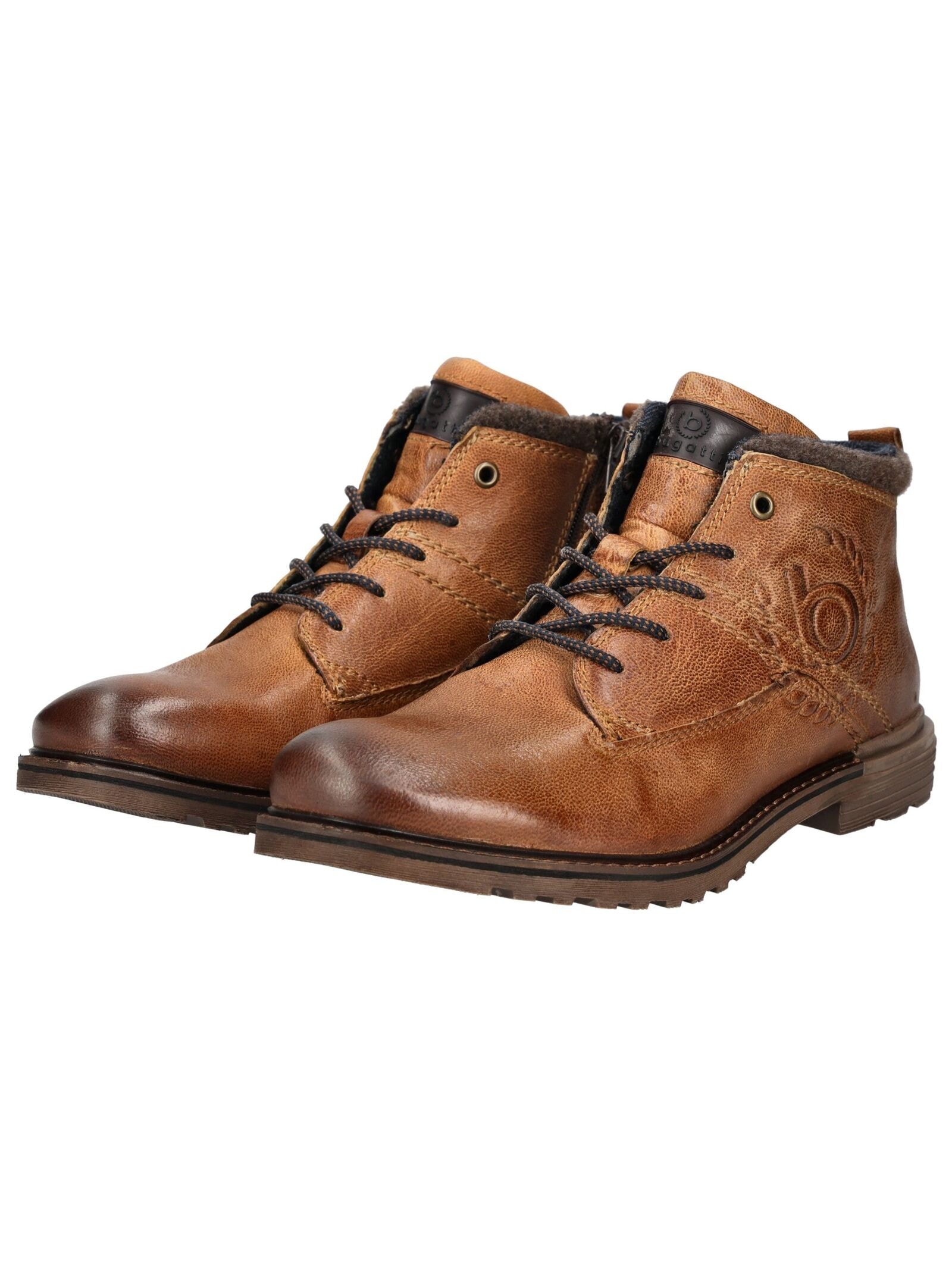 bugatti Schnürstiefelette »bugatti Stiefelette Leder«
