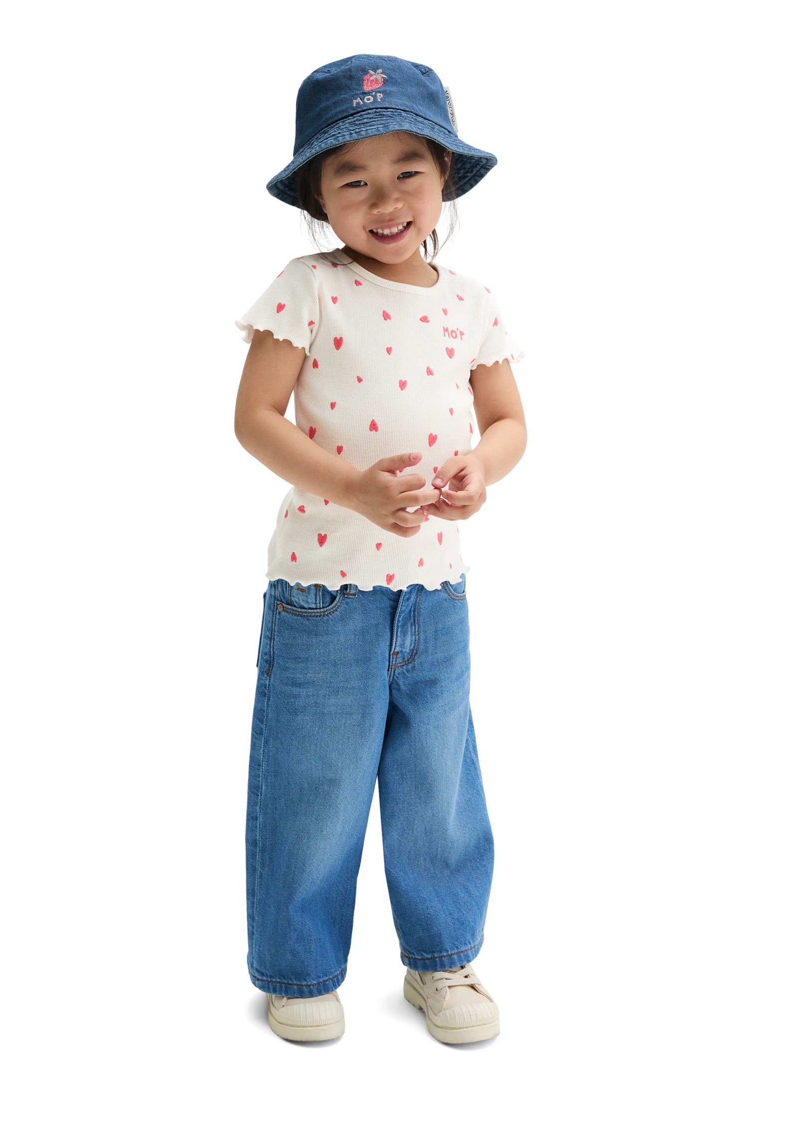 Thumbnail - Marc OPolo T-Shirt "mit gesticktem Erbeermuster"