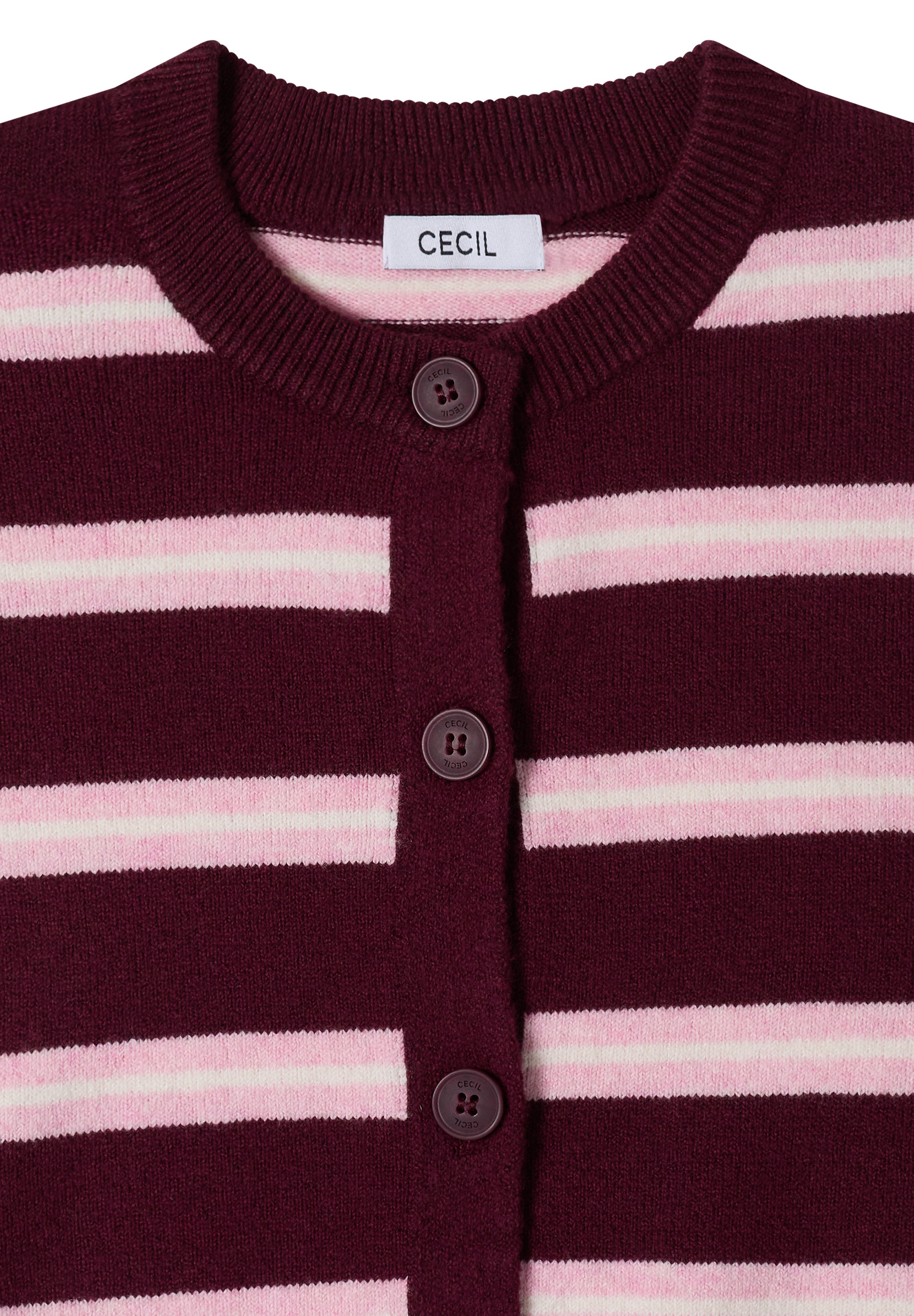 Cecil Cardigan aus softem Materialmix
