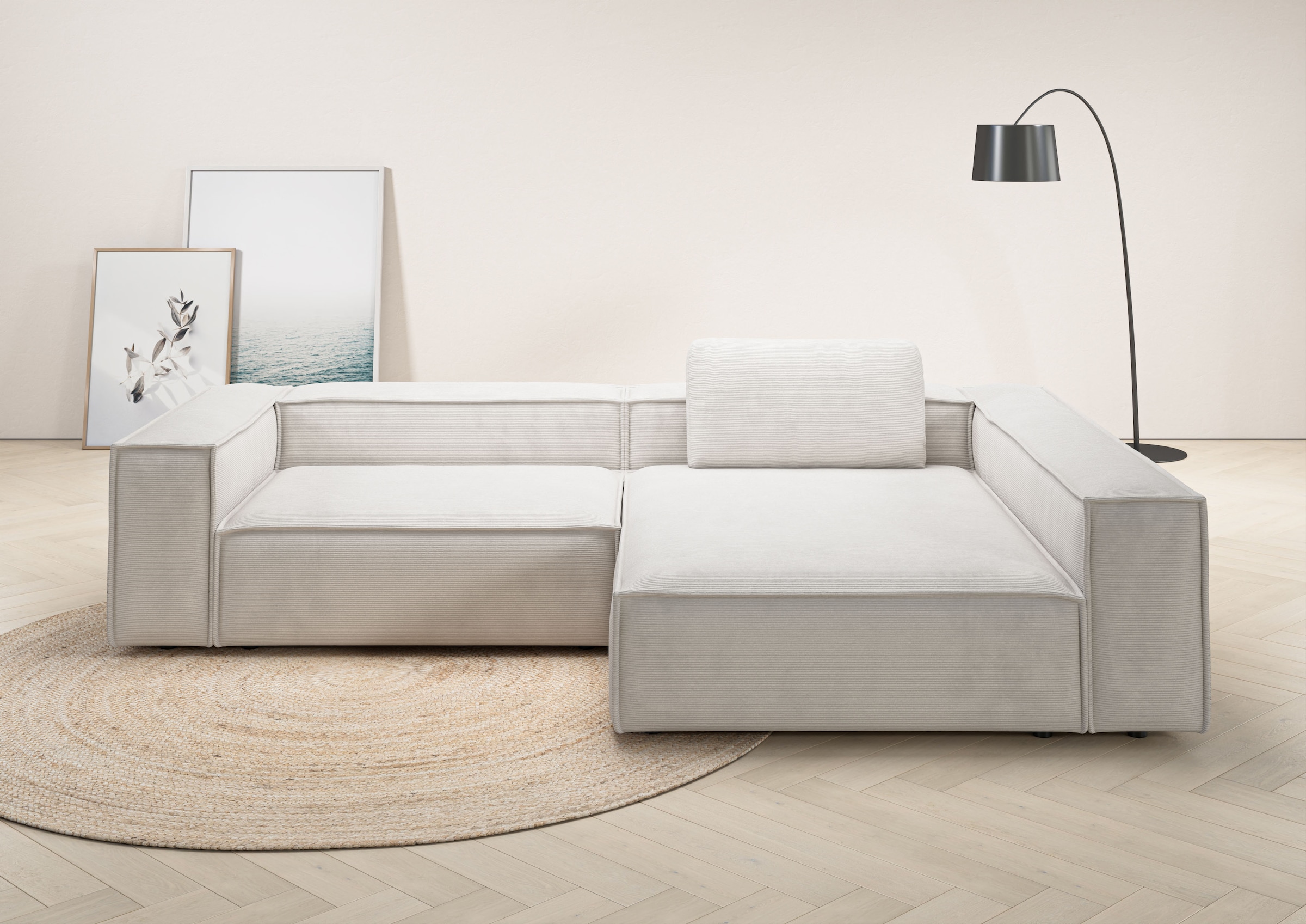 Home affaire Ecksofa "Watertown, moderne XXL L-Form, 306 cm breit" Komforta günstig online kaufen