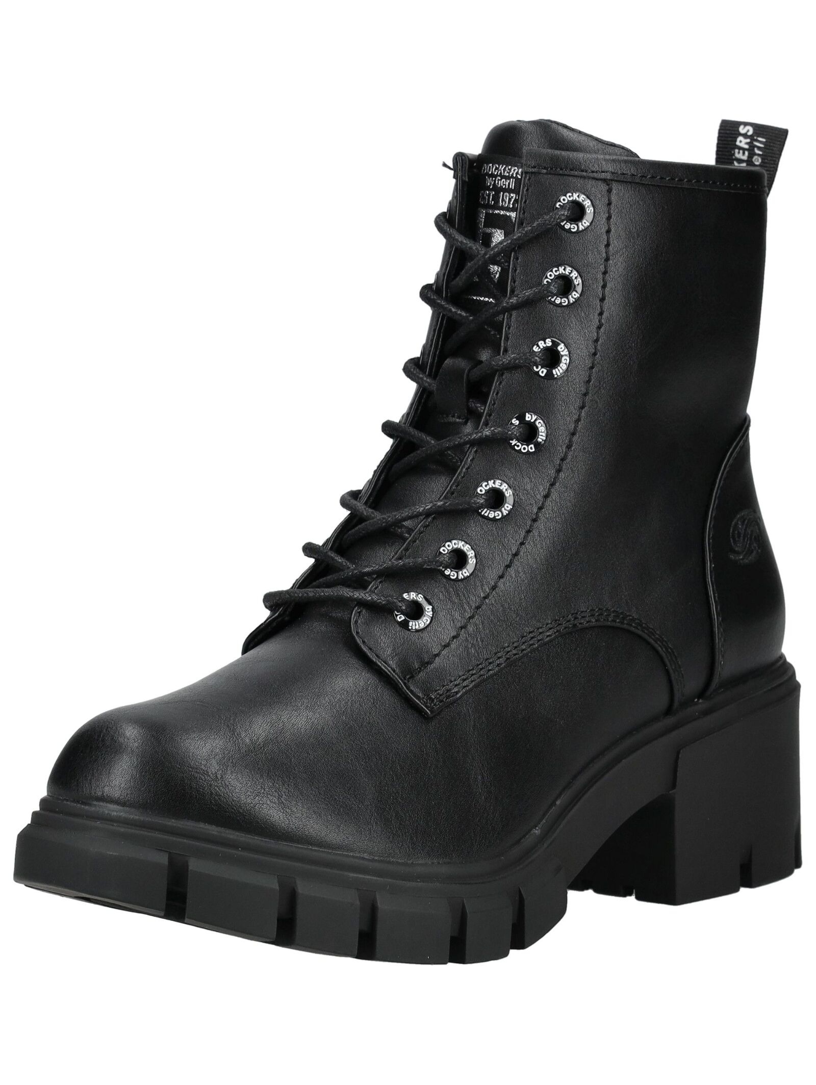 Dockers by Gerli Schnürstiefelette "Dockers by Gerli Stiefelette Lederimita günstig online kaufen