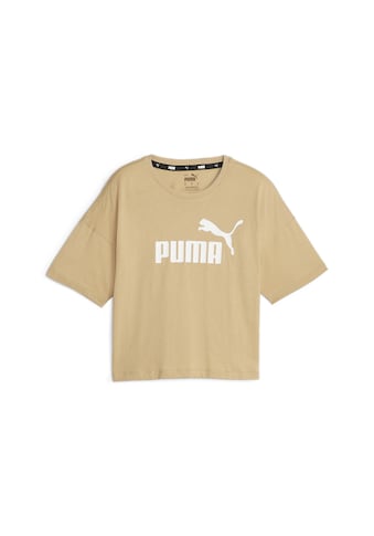 PUMA Crop-Top »Essentials Logo Cropped Marš...