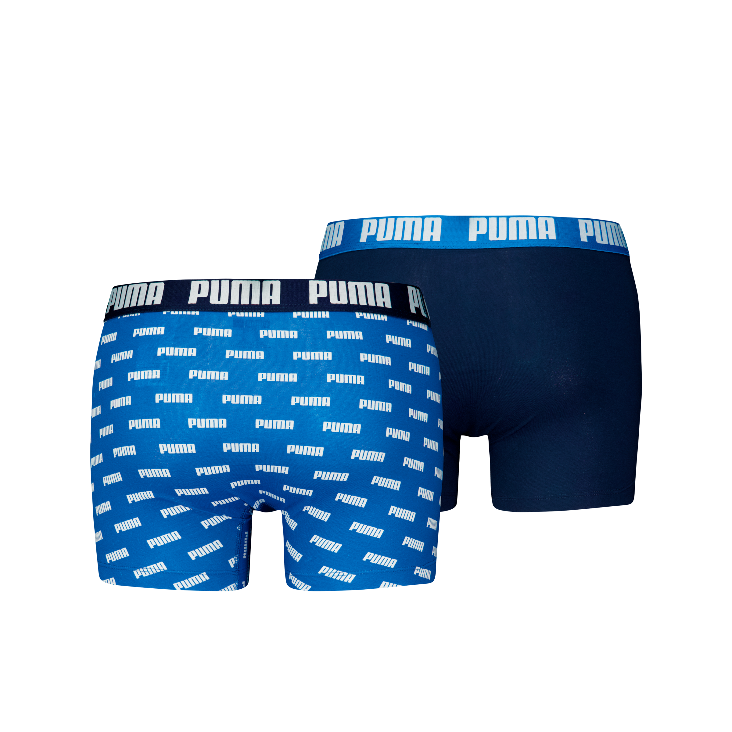 PUMA Boxershorts »PUMA MEN EVERYDAY LOGO PRINT BOXERS 2P« Packung, 2er Pack,  1x uni und 1x allover Logodruck