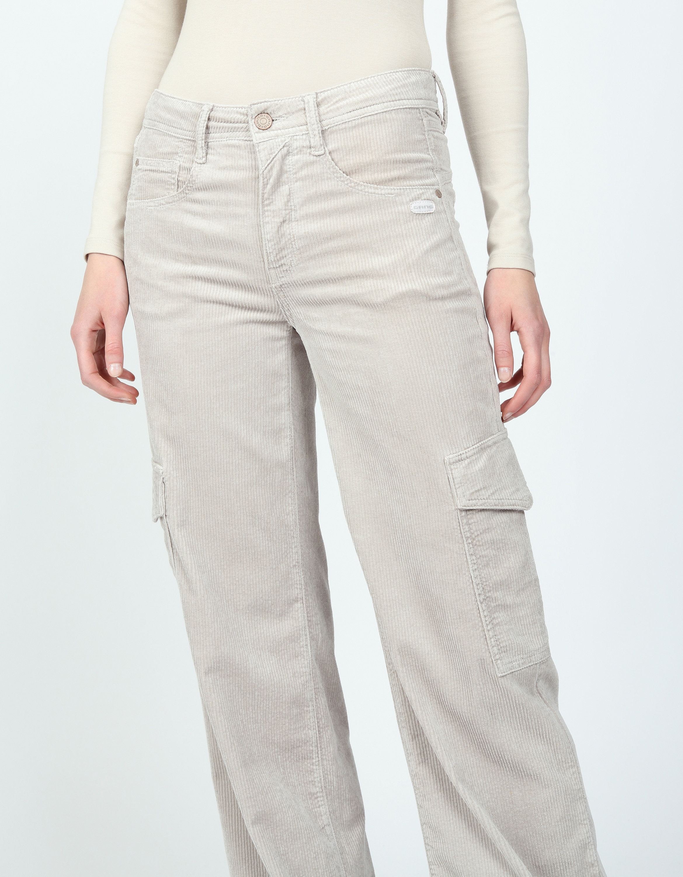 GANG Stoffhose »GANG Hosen Wide Fit 94AMELIE WORKER«