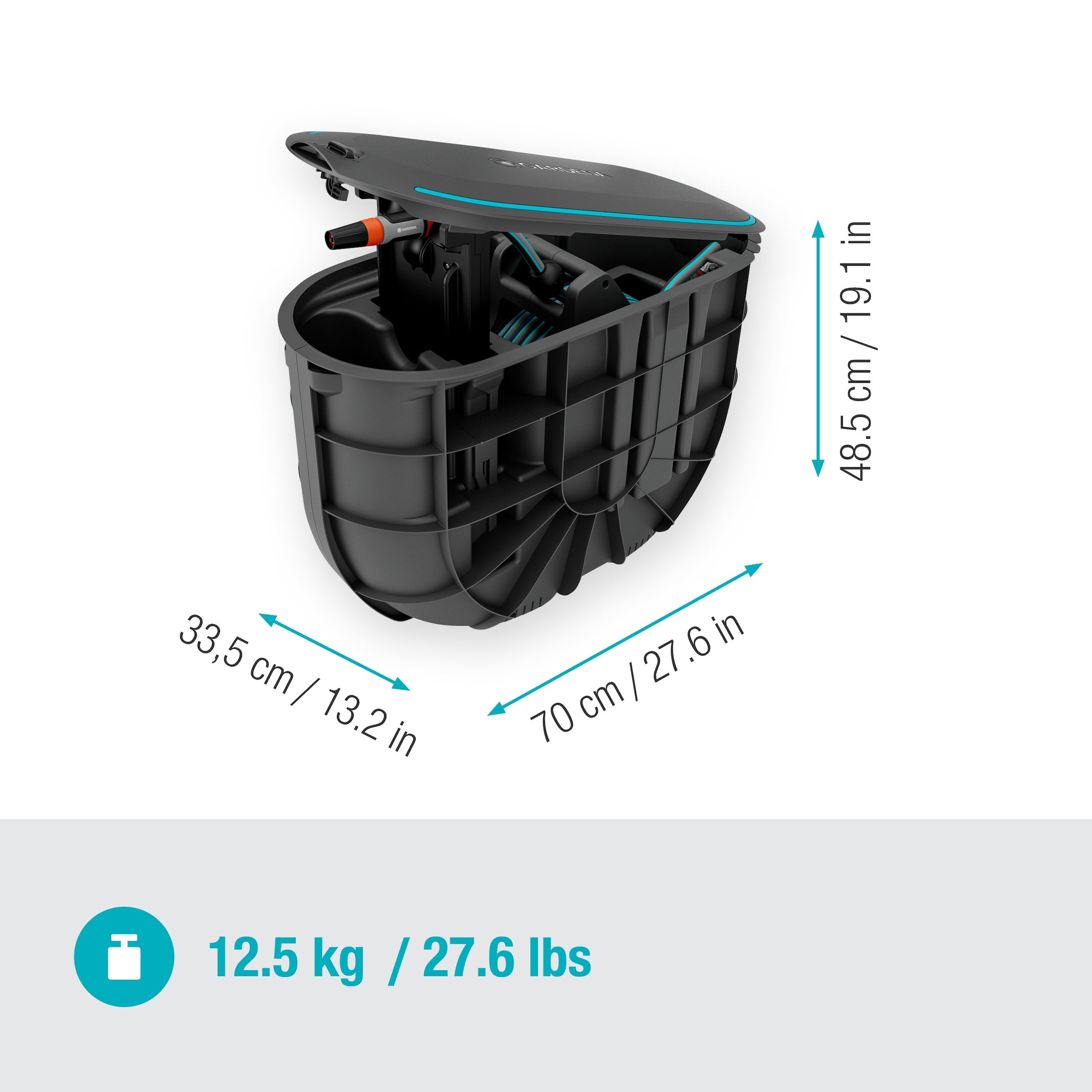 GARDENA Schlauchbox »RollUp M«