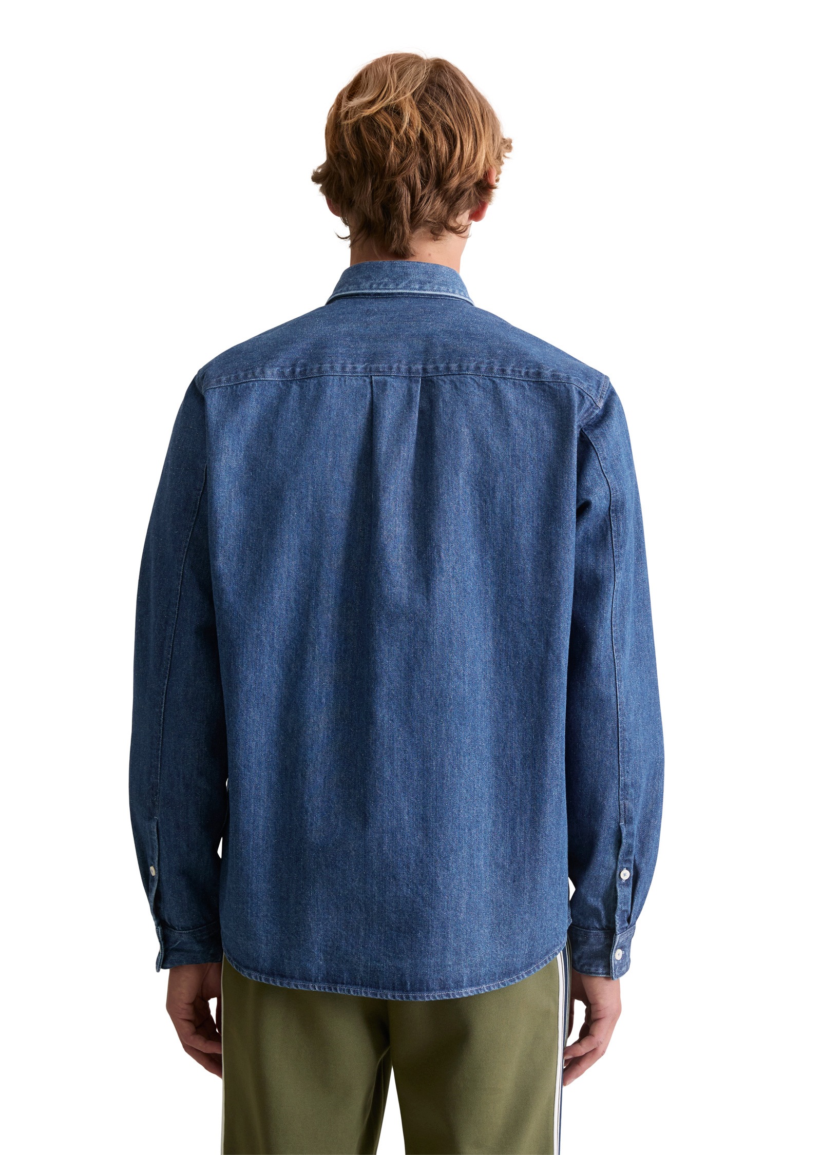 Marc O'Polo DENIM Langarmhemd »aus reiner Bio-Baumwolle«