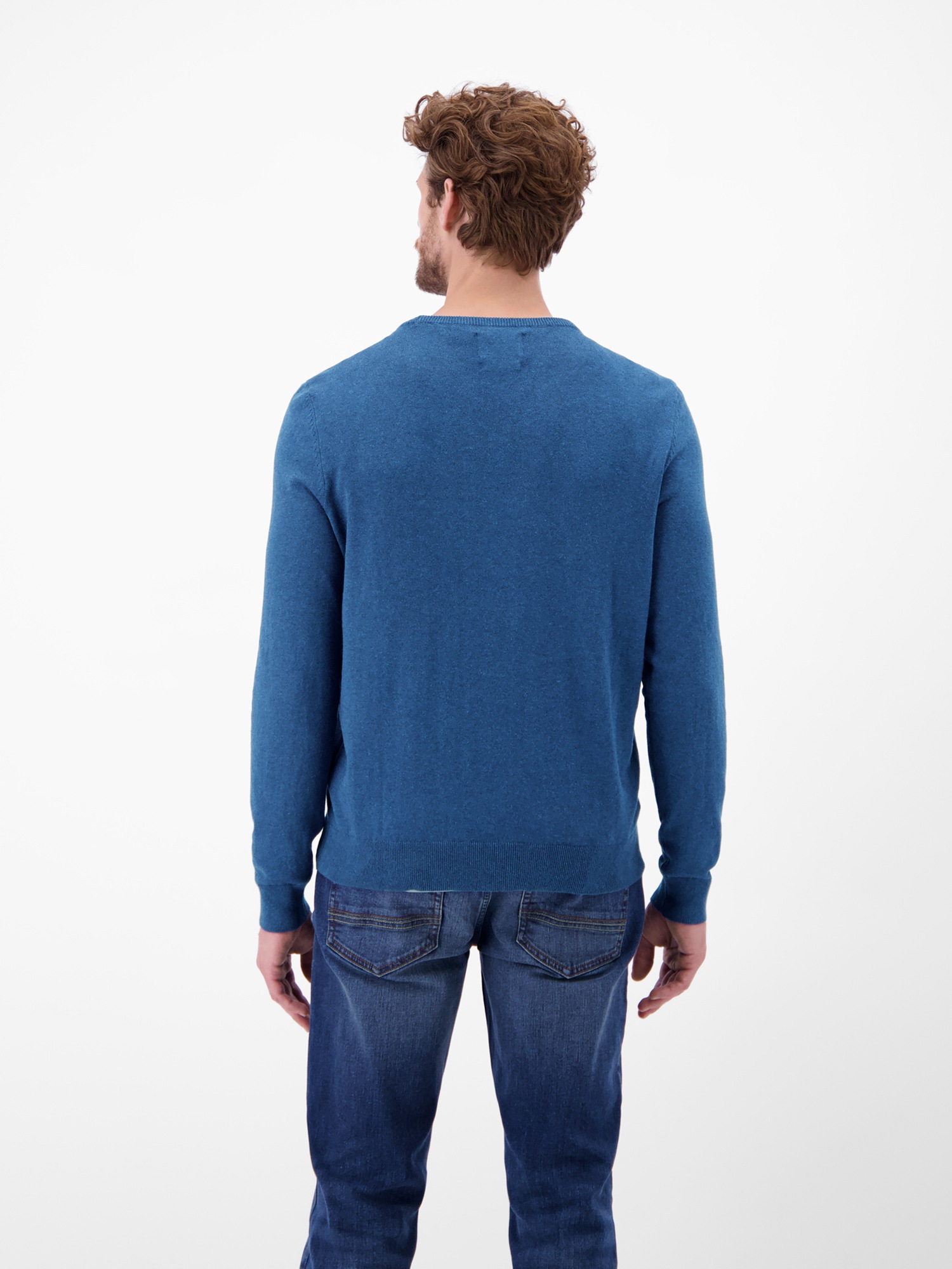 LERROS Strickpullover "LERROS Herren Basic Strickpullover" günstig online kaufen