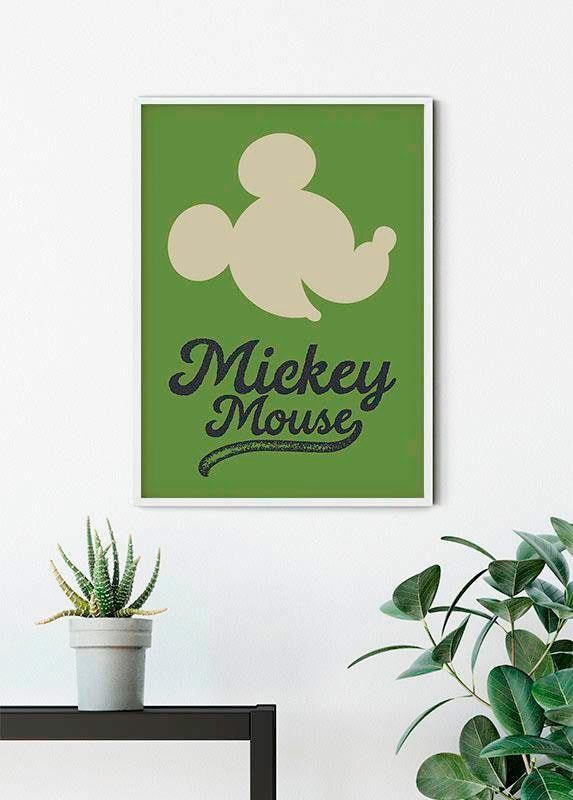 Green Wohnzimmer Schlafzimmer, »Mickey Poster | St.), Head«, (1 Disney, BAUR Komar Mouse Kinderzimmer,