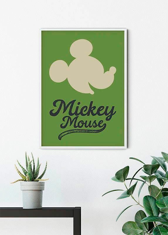 Komar Bild "Mickey Mouse Green Head", Disney, (1 St.), Wandbild zur Dekorat günstig online kaufen