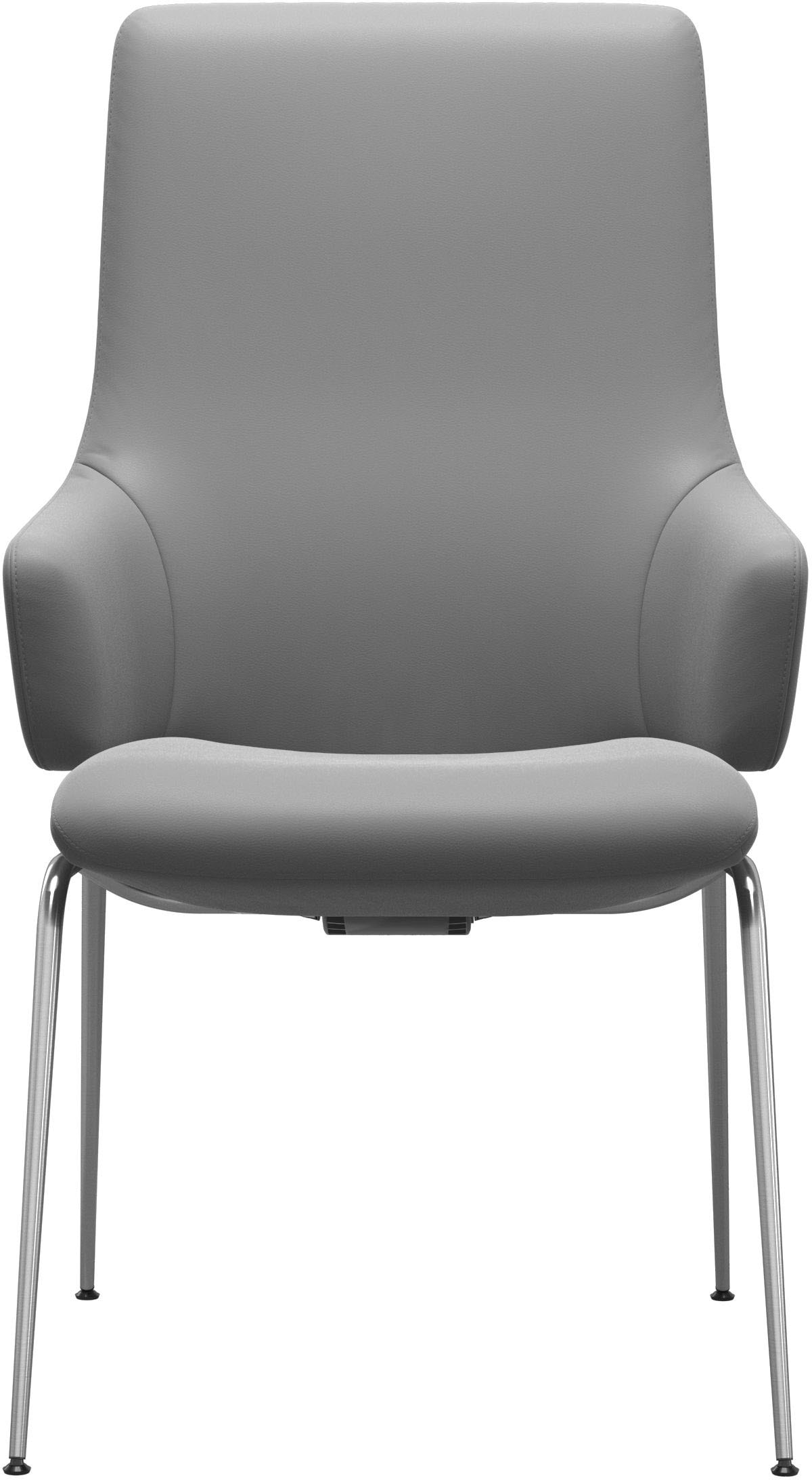 Stressless® Polsterstuhl »Laurel«, Leder BATICK, High Back mit Armlehne, Größe L, mit Beinen aus Stahl in Schwarz matt