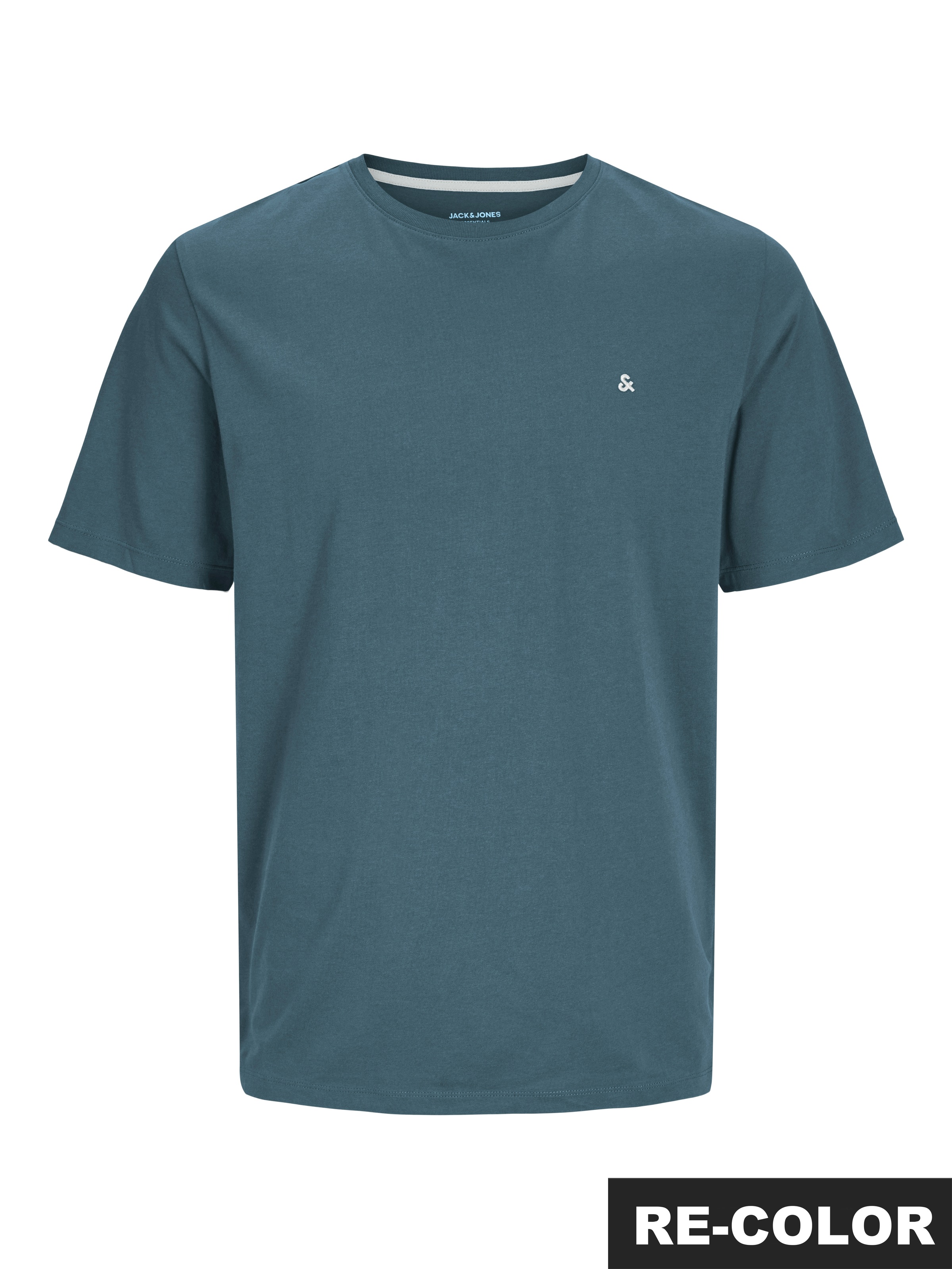 Jack & Jones Rundhalsshirt "JJEPAULOS TEE SS CREW NECK NOOS" Baumwollmischu günstig online kaufen