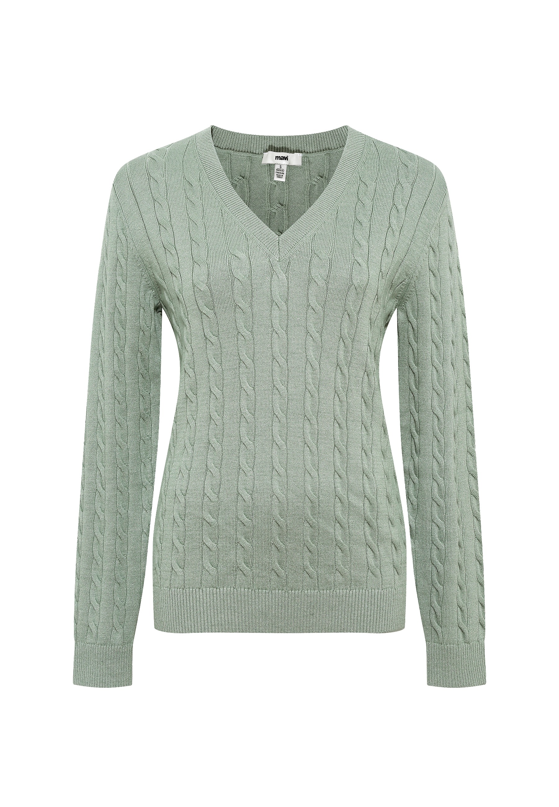 Mavi V-Ausschnitt-Pullover »V-NECK SWEATER«, Pullover Feinstrick