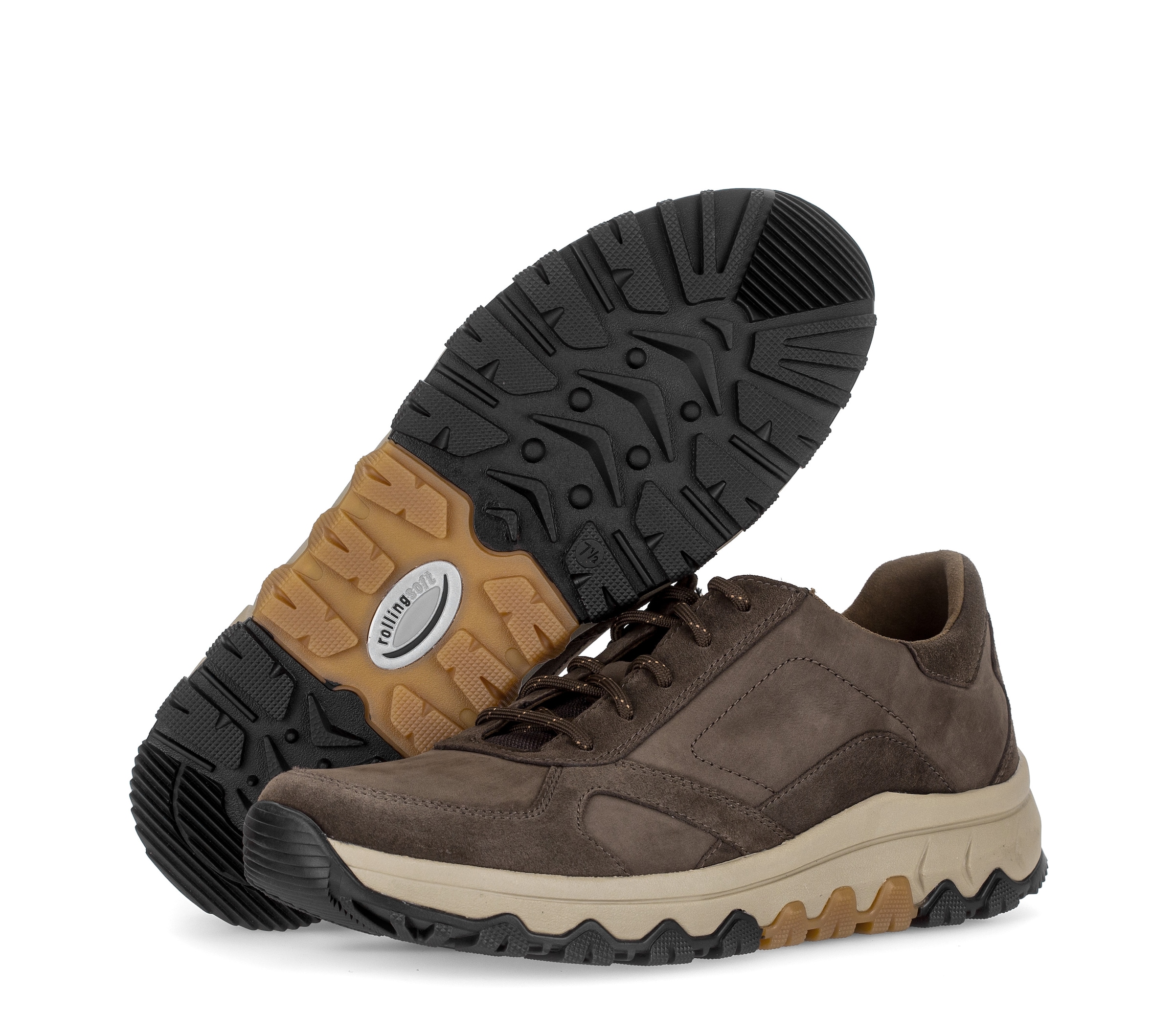 rollingsoft Sneaker  Halbschuh, Schnürer, Kontrastbesatz, in Weite G (= weit)