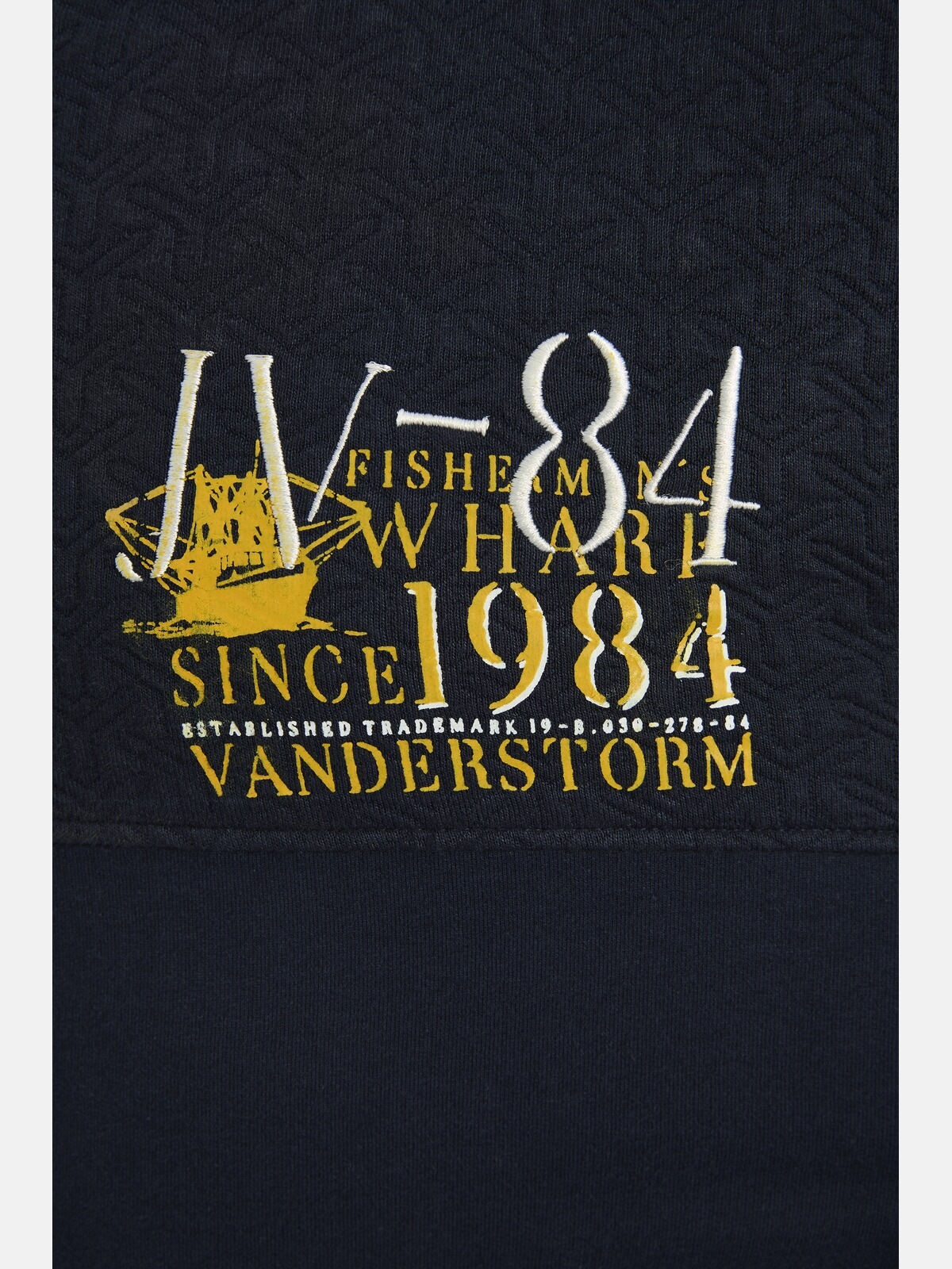 Jan Vanderstorm Kapuzensweatjacke »Sweatjacke DAGOMAR«, mit kontrastfarbener Kapuze