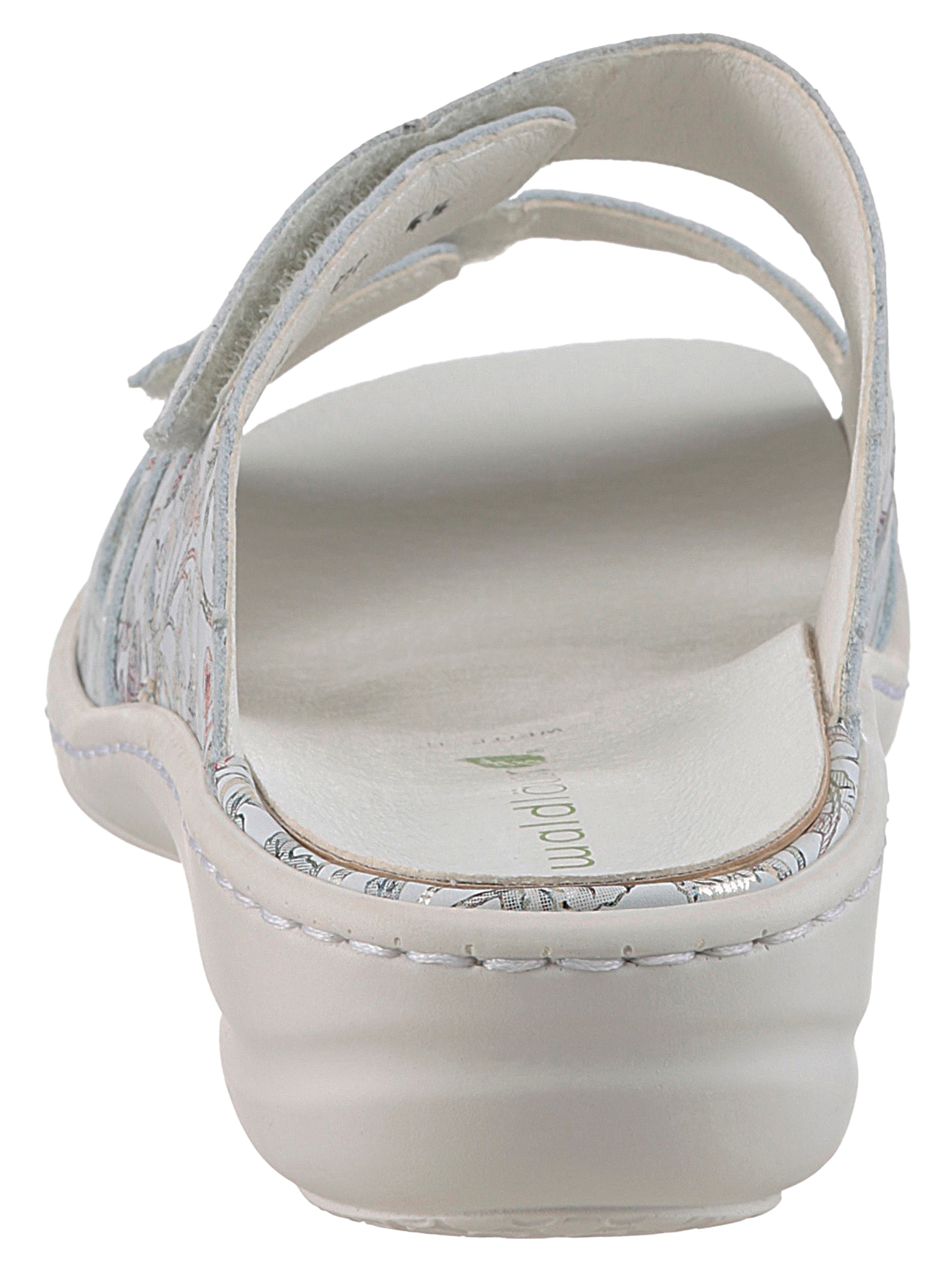 Waldläufer Pantolette »HERIA«, Sommerschuh, Komfortschuh, Hausschuh in Weite H, mit Klettverschlüsse