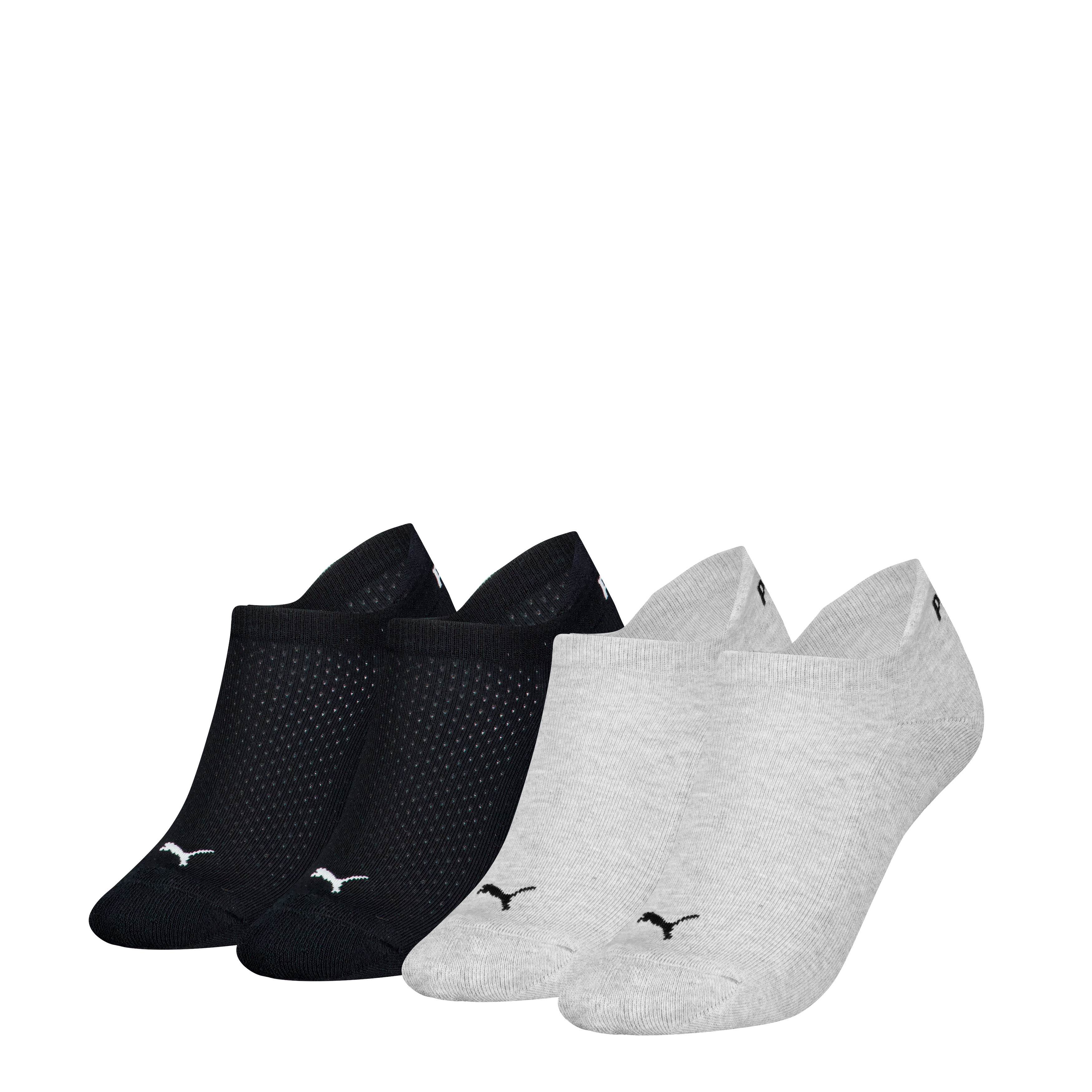PUMA Sneakersocken "PUMA WOMEN CUSHIONED SNEAKER 4P" 4er-Pack, mit speziellen Ventilationszonen