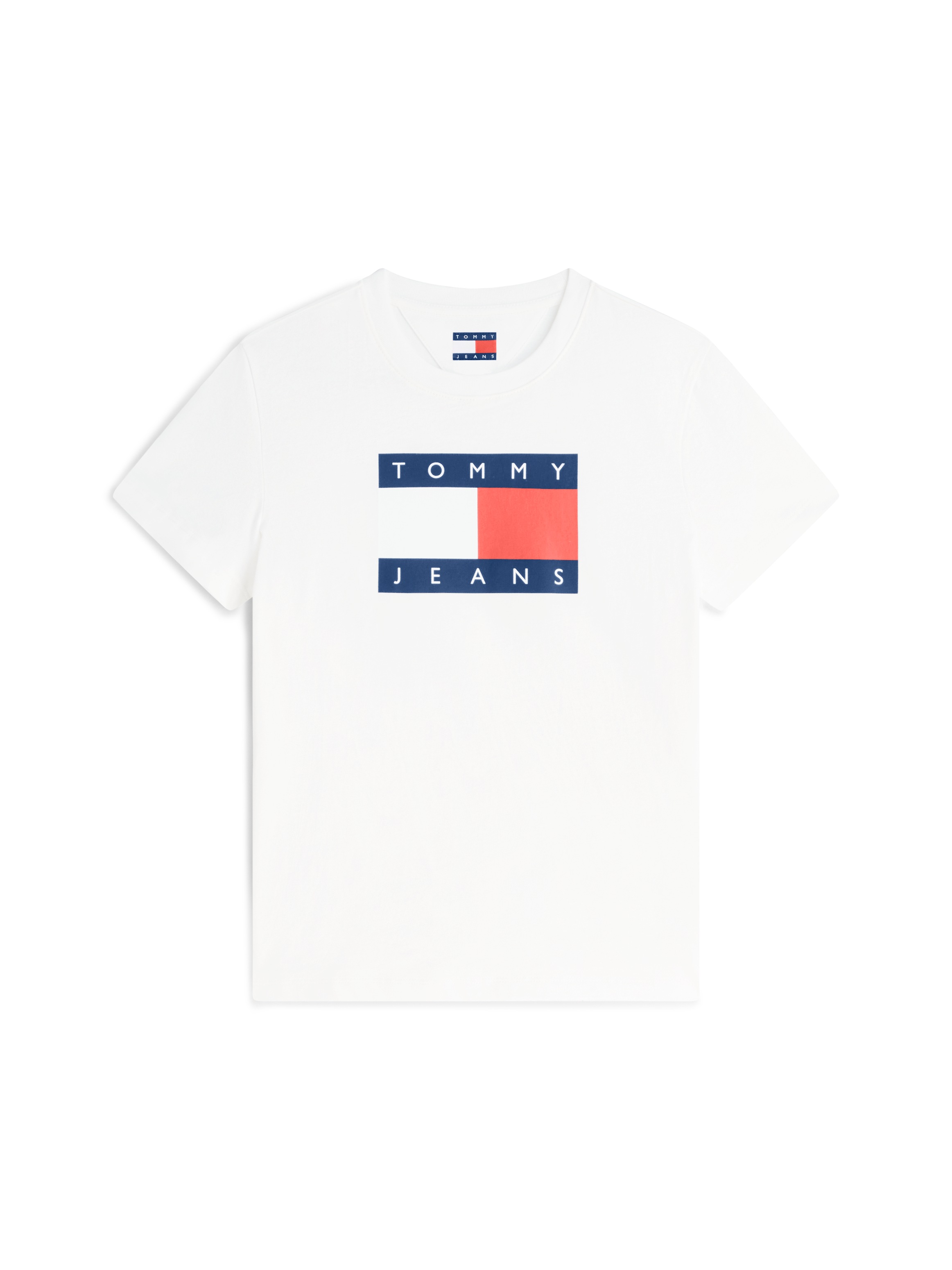 Tommy Jeans Kurzarmshirt »TJW REG TJ FLAG SS TEE« Baumwolle, Logodruck, regular fit