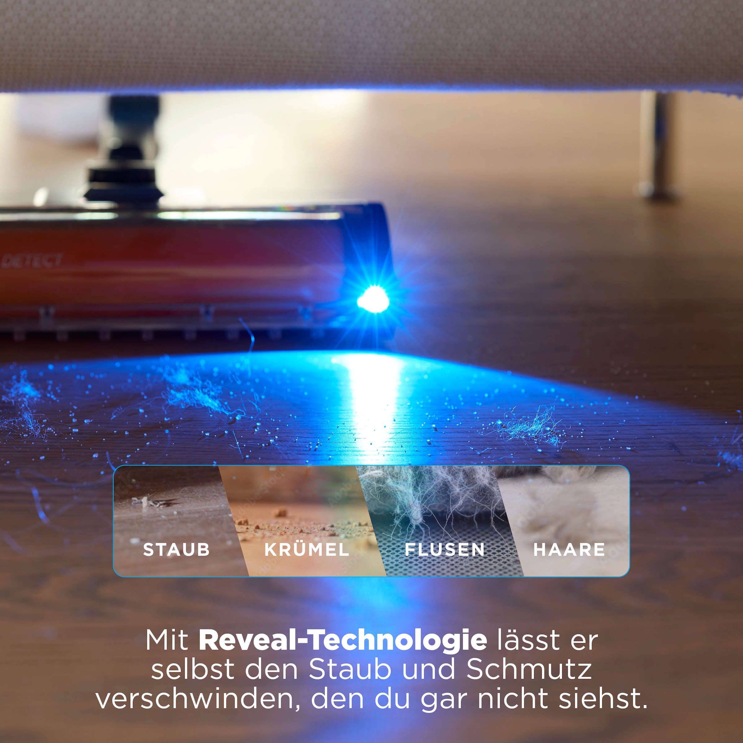 Shark Akku-Hand-und Stielstaubsauger »Shark PowerDetect Speed IA1241EU« 4 PowerDetect-Technologien, Reveal-Technologie