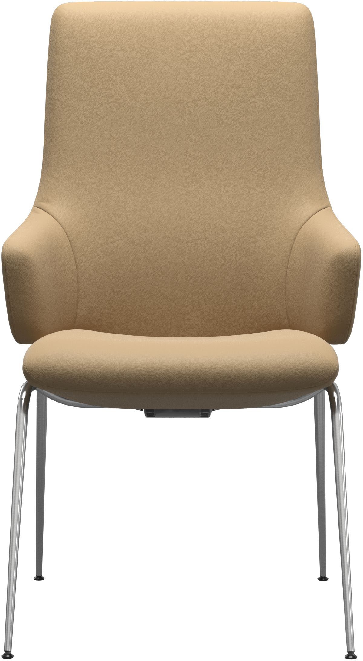 Stressless® Polsterstuhl »Laurel«, Leder PALOMA, High Back mit Armlehne, Größe L, mit Beinen aus Stahl in Schwarz matt