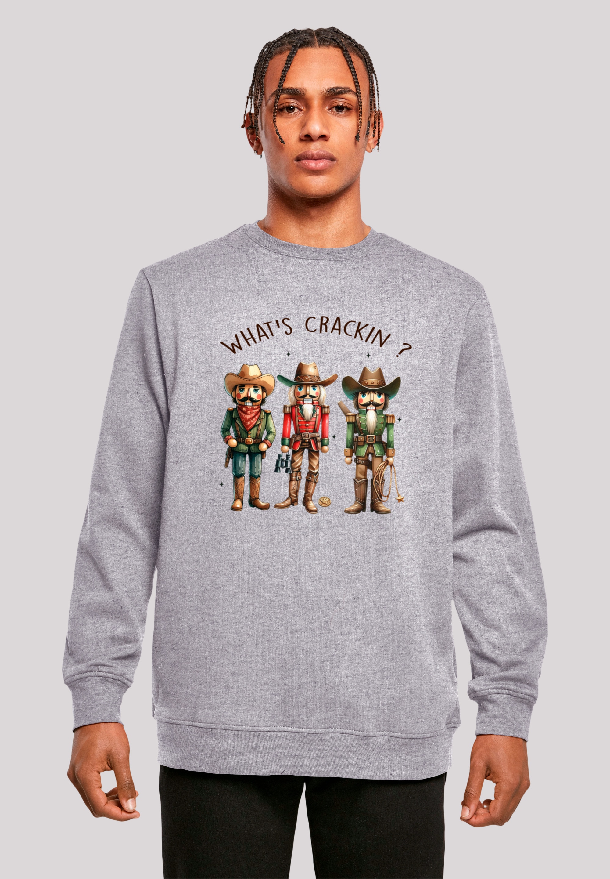 Sweatshirt »Whats Crackin Nutcrackers Cowboys Cute Weihnacht«, Premium Qualität,...