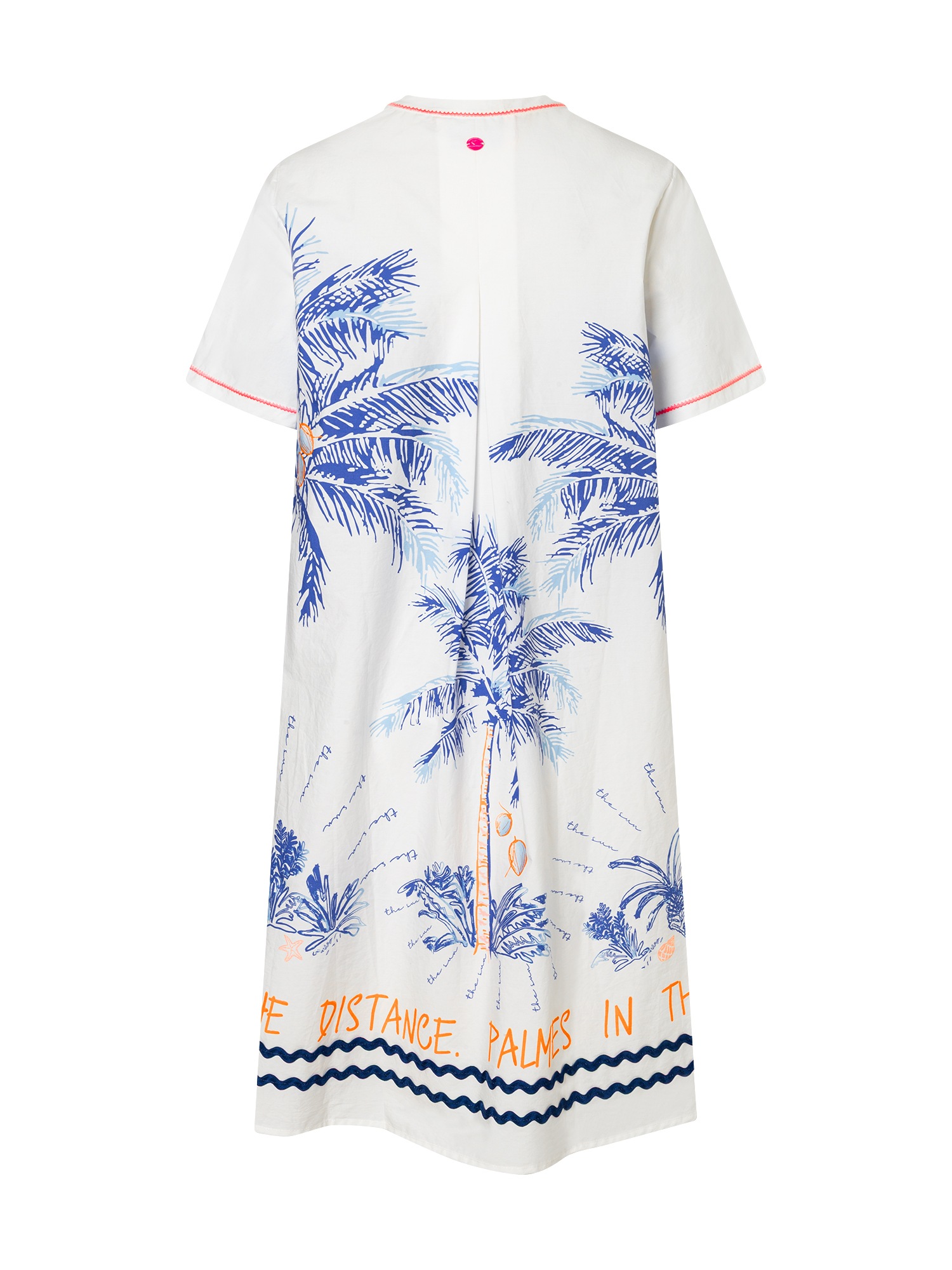 Lieblingsstück Tunikakleid »JulieL« Eingrifftaschen mit dekorativem Print, Baumwoll-Qualität