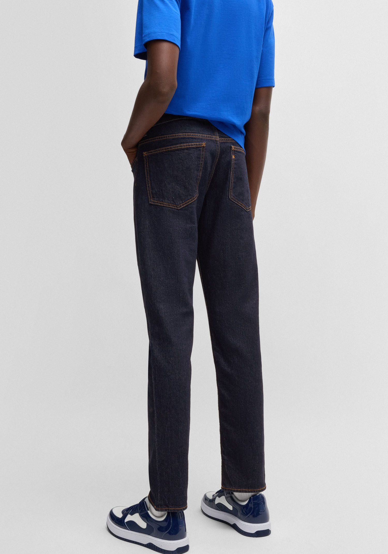HUGO Blue Slim-fit-Jeans »Ash«, mit Stone-washed-Finish