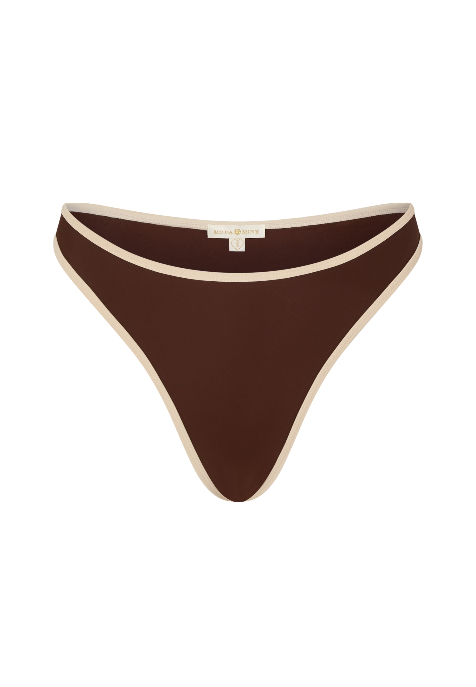Moda Minx Bikini-Hose, (1 St.), mit angesagtem Kontrast-Design
