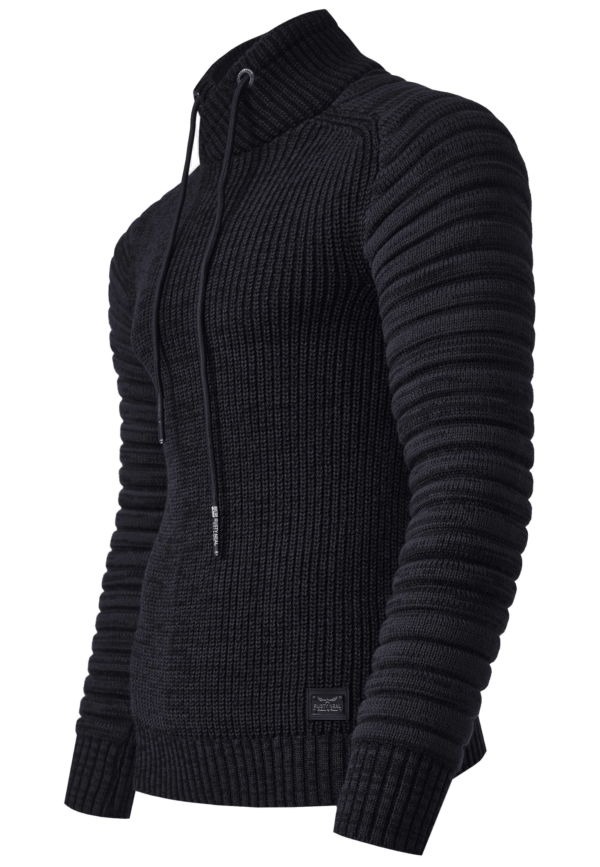 Rusty Neal Strickpullover, mit kuscheligem Schalkragen