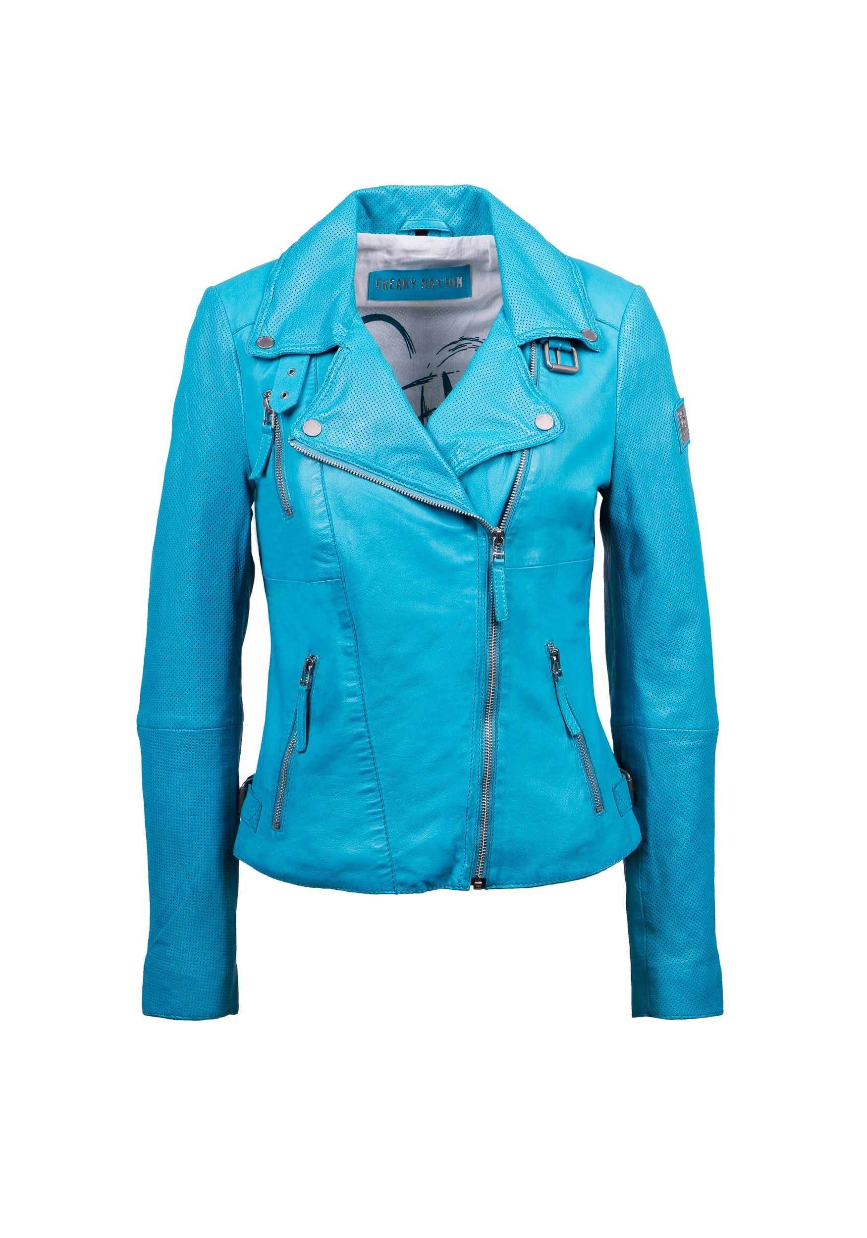 Freaky Nation Lederjacke "Summer Biker Princess-FN" günstig online kaufen