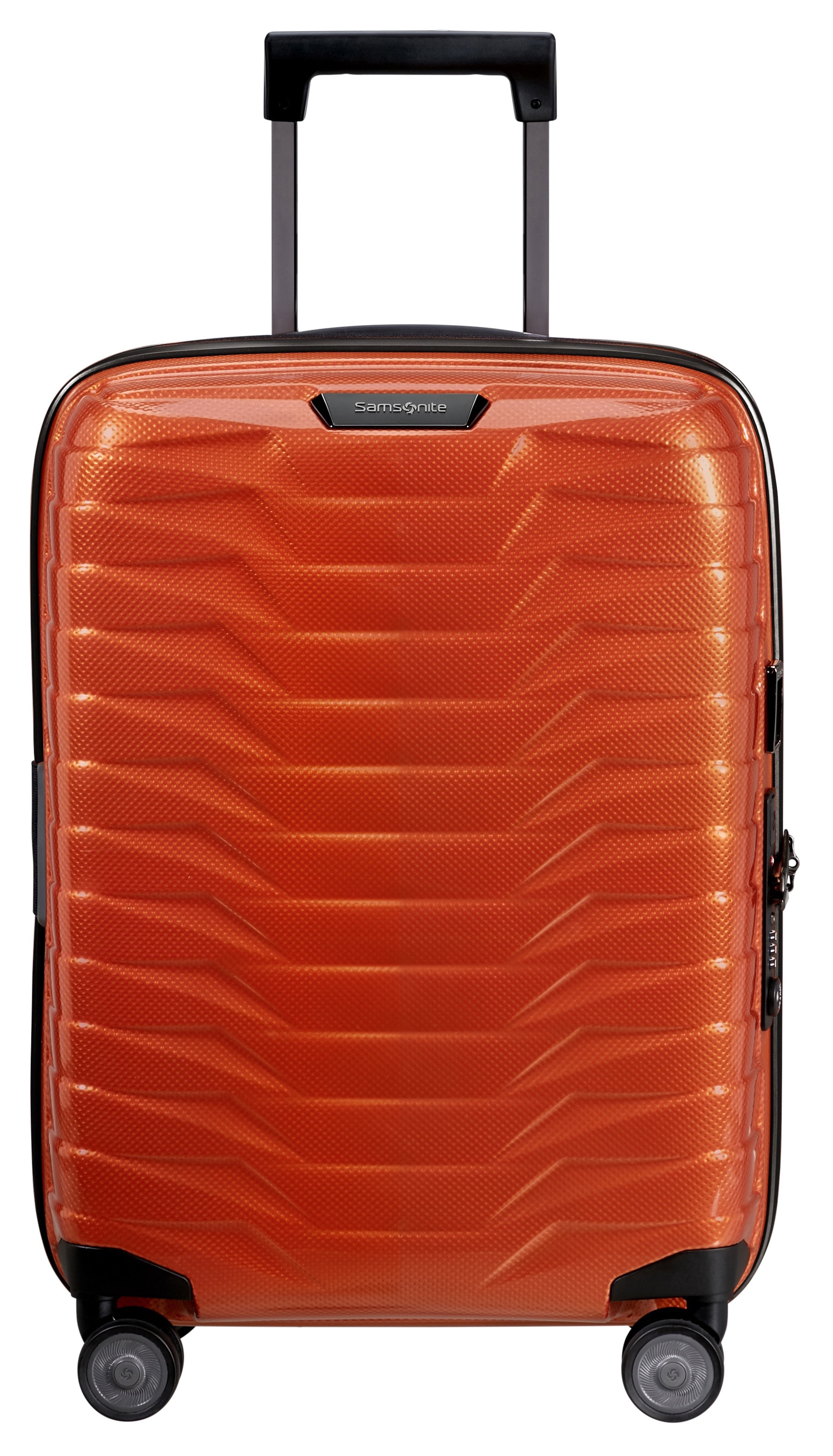 Samsonite Hartschalen-Trolley »PROXIS, verschiedene Größen und Farben« 38 l 4 Rollen arretierbares und versenkbares Druckknopf-Trolleysystem