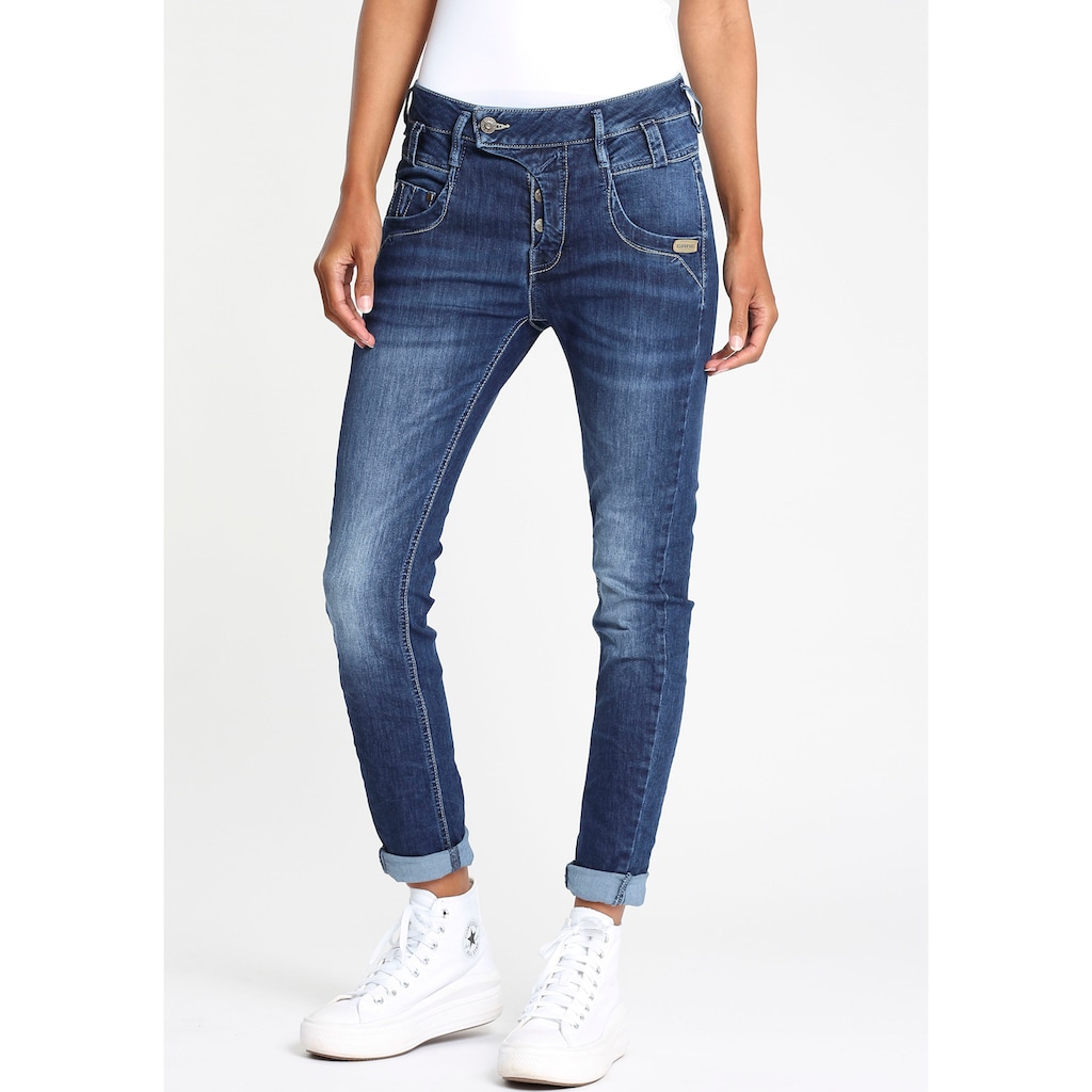 GANG Slim-fit-Jeans »94Marge«, mit besonderem 4-Knopf-Verschluss