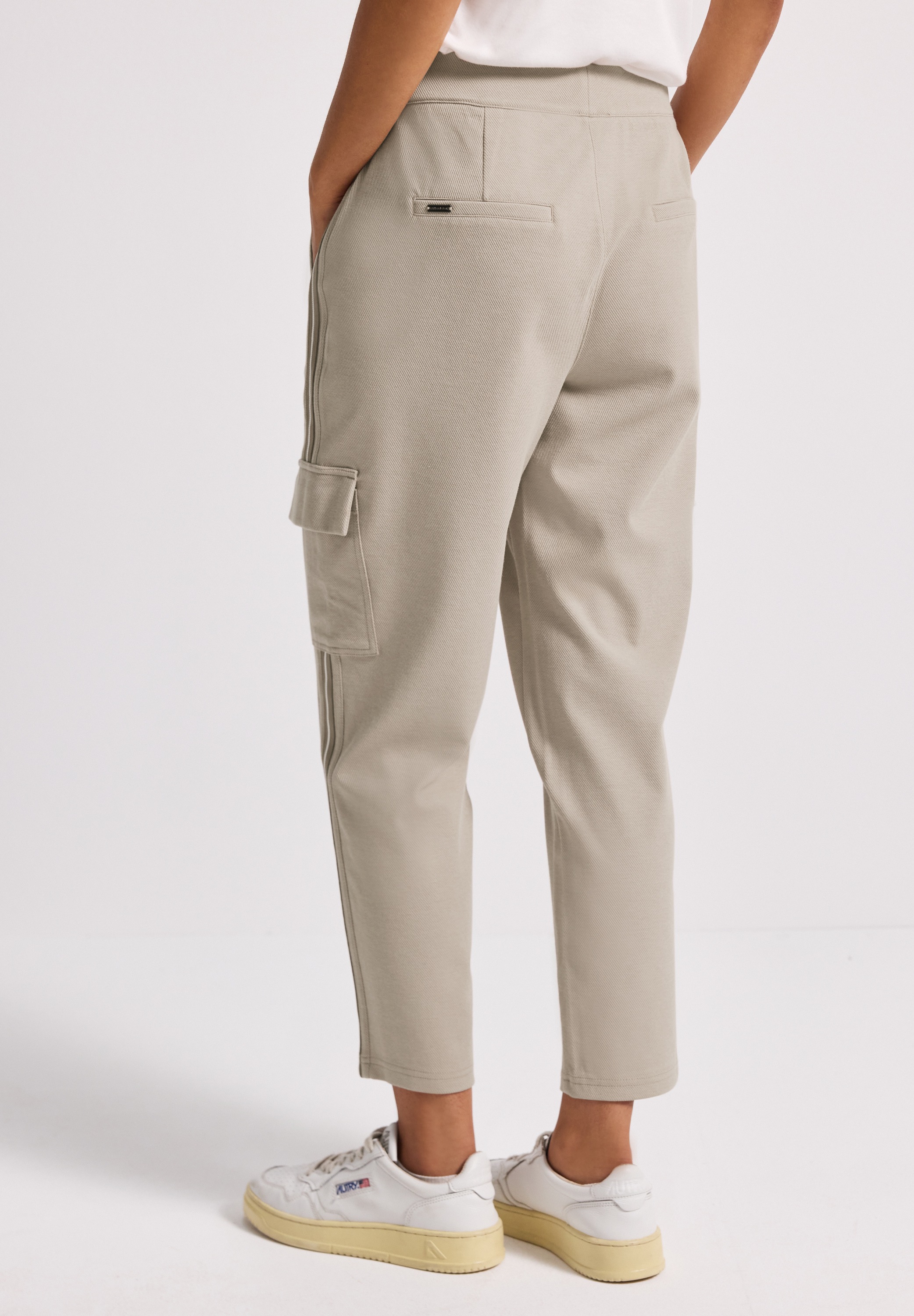 STREET ONE Cargohose, softer Materialmix günstig online kaufen