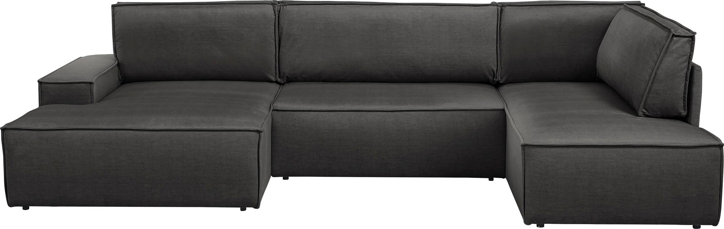 Home affaire Wohnlandschaft "SHERWOOD 329 cm, U-Form, Schlafsofa,", Schlaff günstig online kaufen