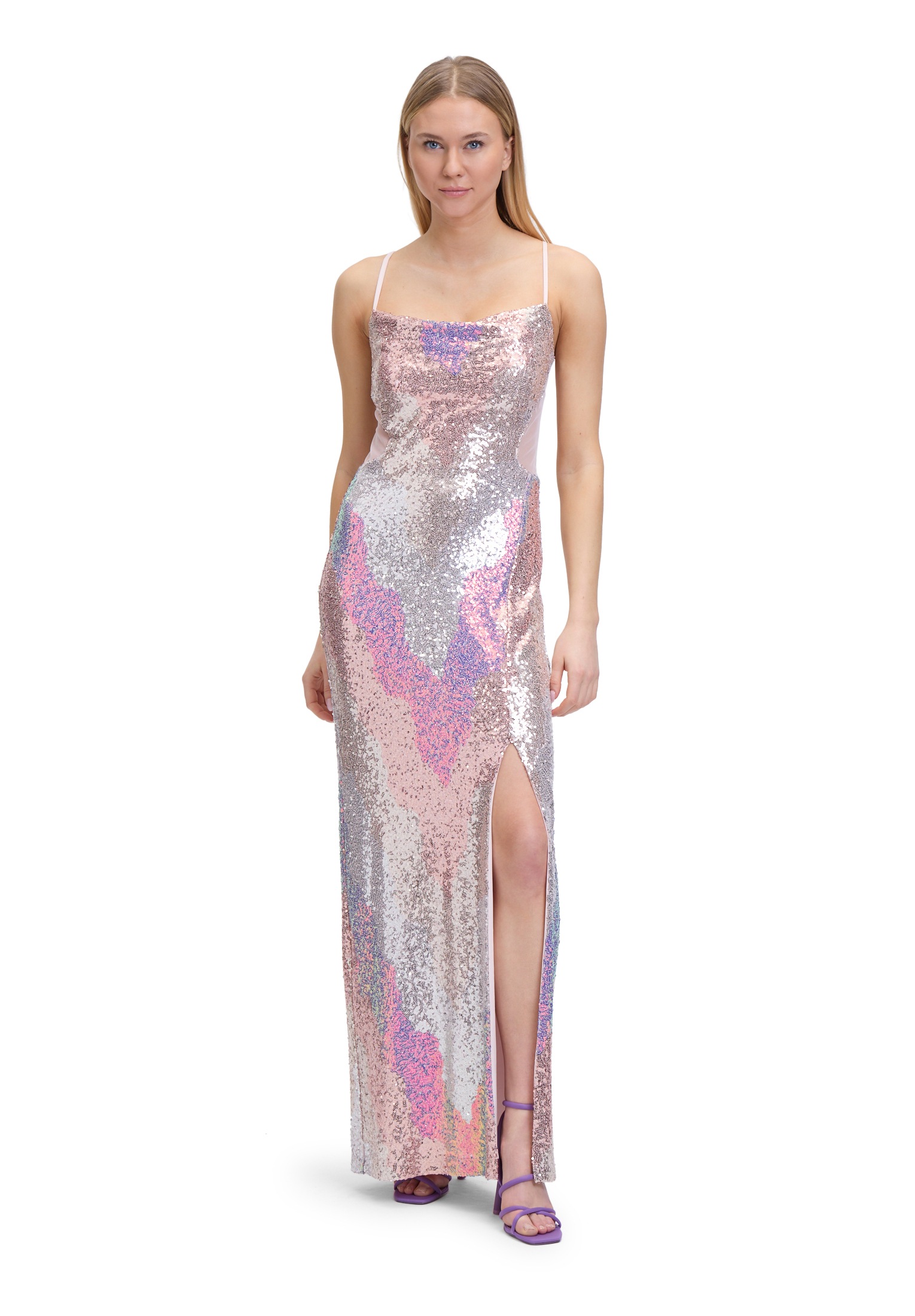Vera Mont Abendkleid "Vera Mont Damen Abendkleid mit Pailletten", Cut-Outs günstig online kaufen