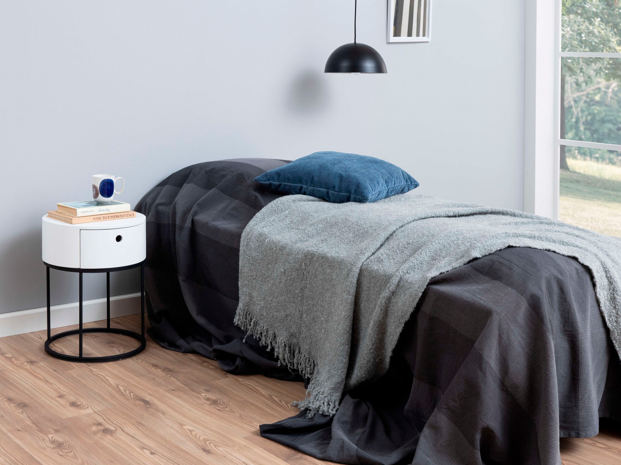 ACTONA GROUP Nachttisch "Polo" 1 Stk. tlg. Nachttisch in Weiss oder Schwarz günstig online kaufen